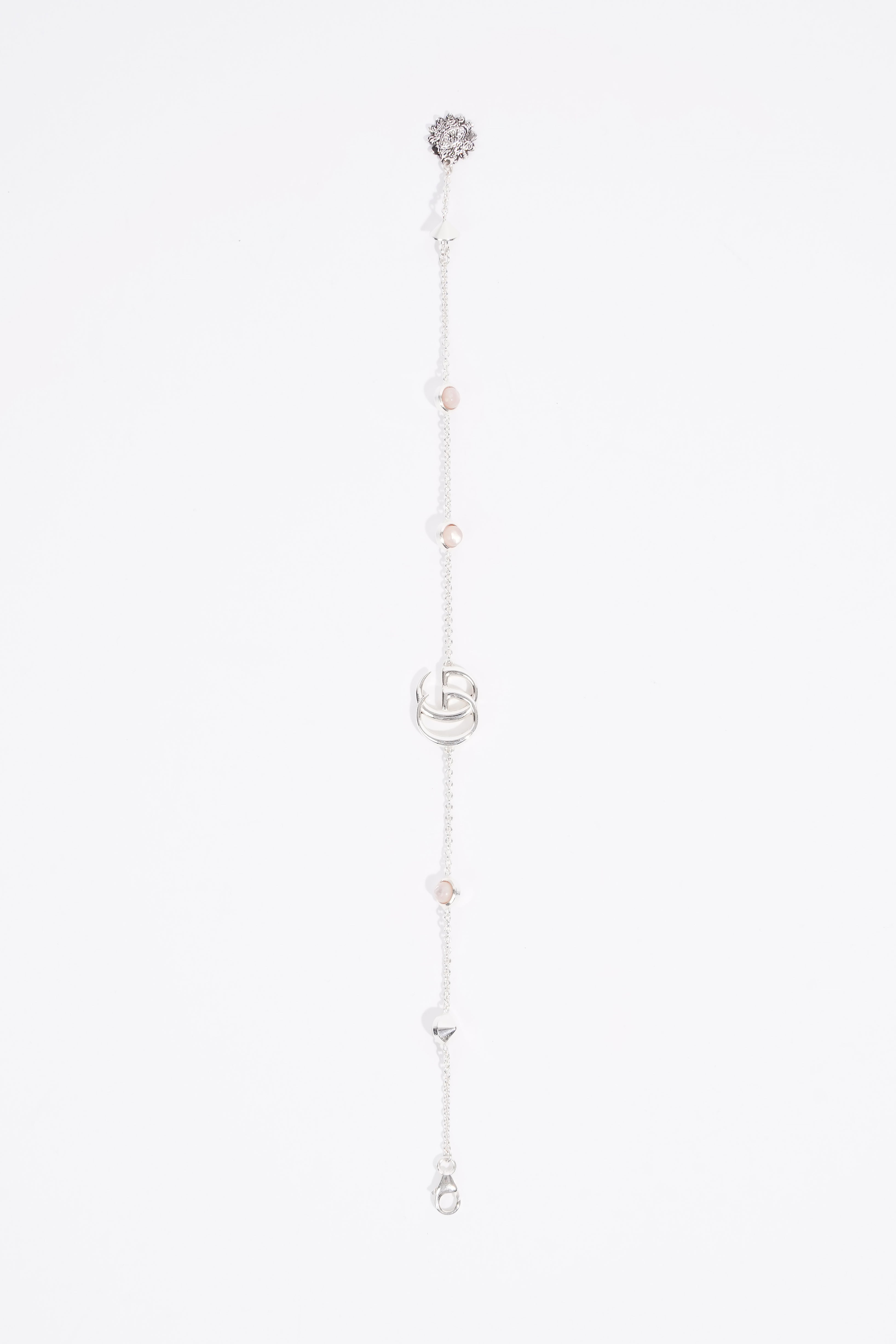 Gucci GG Marmont Mother Of Pearl Bracelet Silver / Baby Pink Pearl Silver Sterling 17cm