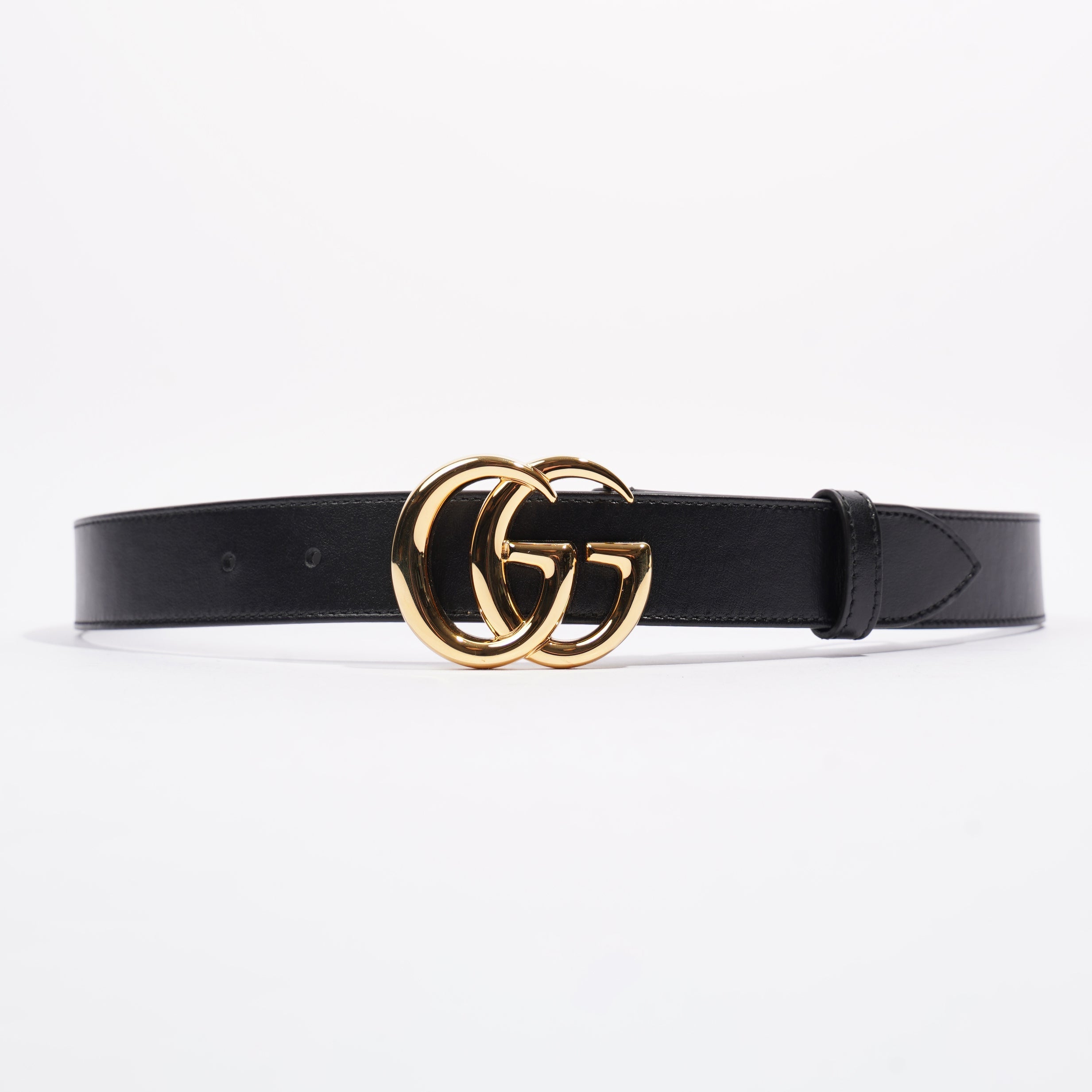 Gucci Marmont Belt Black Leather 75cm 30"