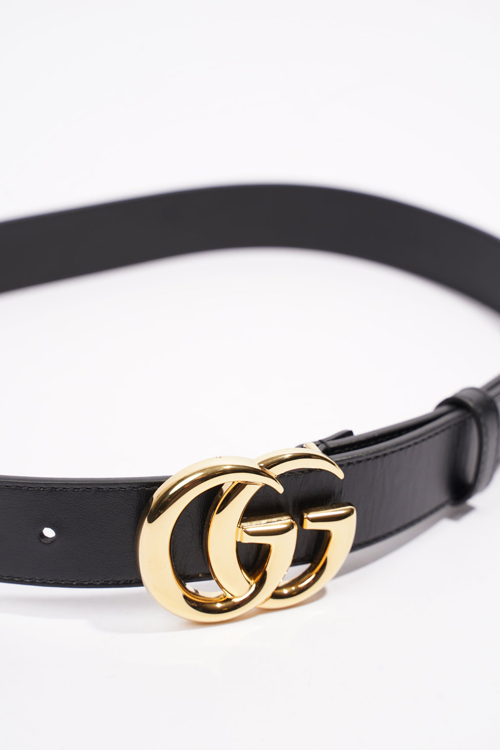 Gucci Marmont Belt Black Leather 75cm 30"
