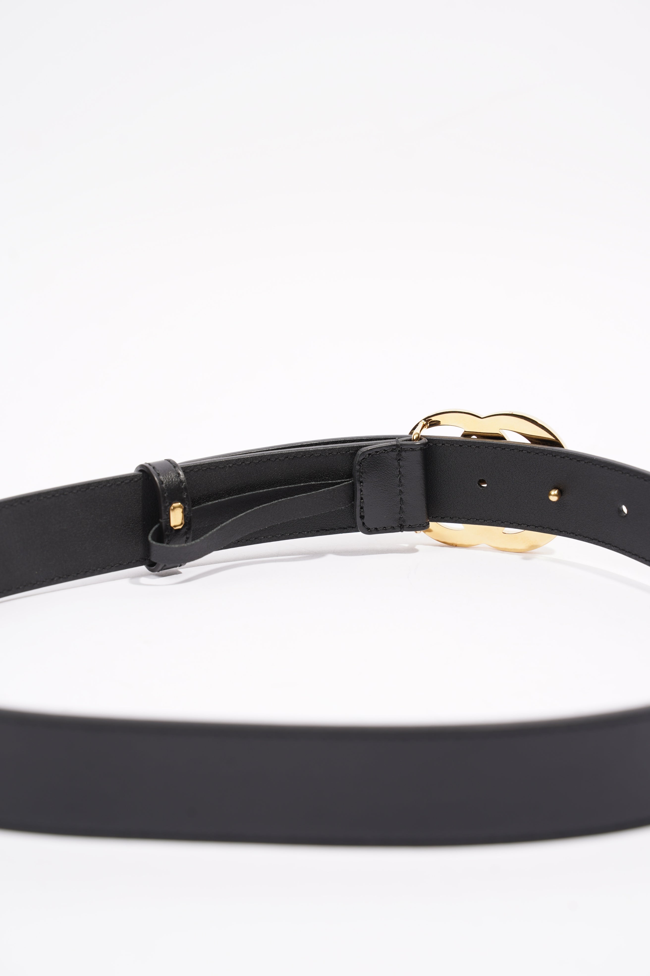 Gucci Marmont Belt Black Leather 75cm 30"