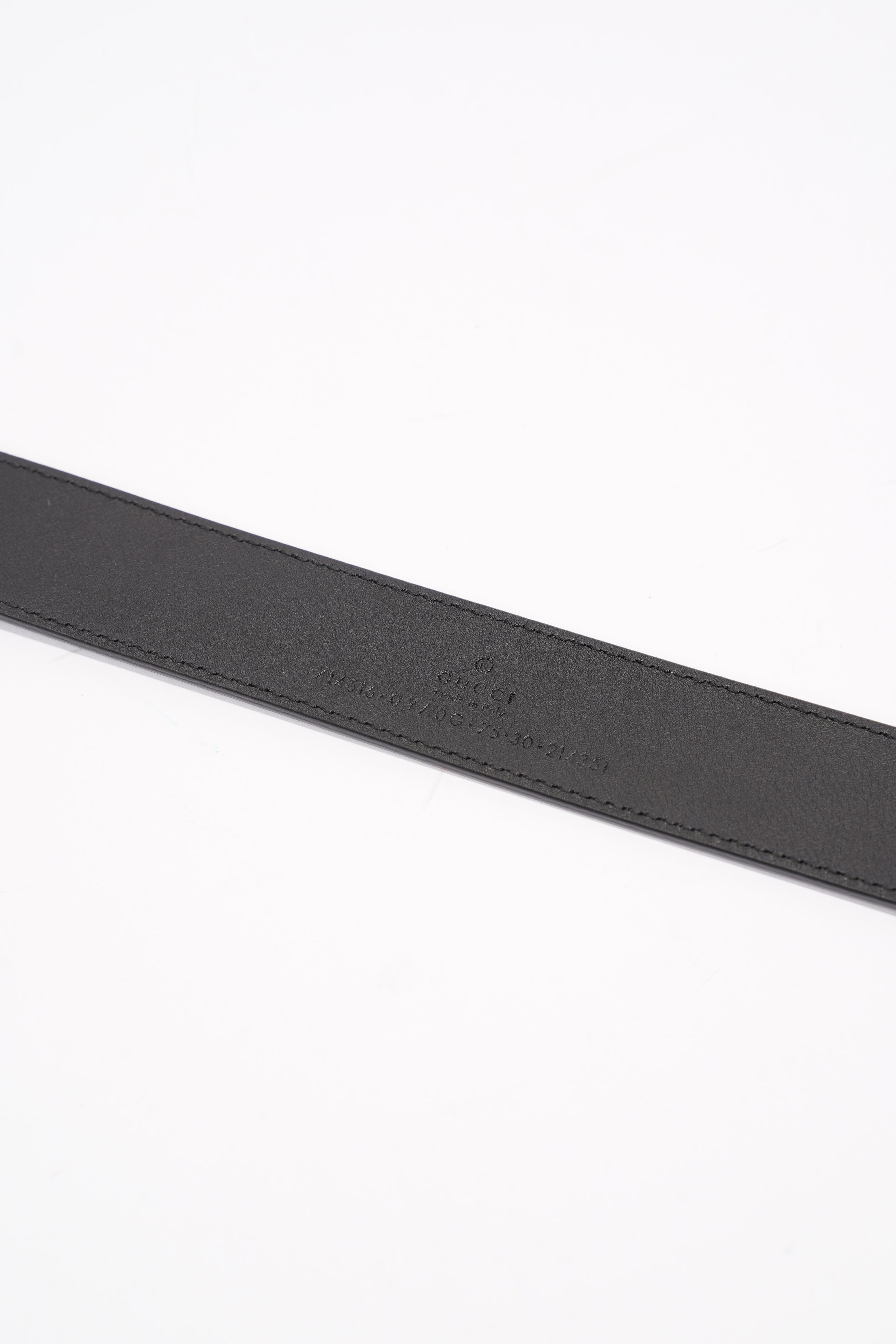 Gucci Marmont Belt Black Leather 75cm 30"