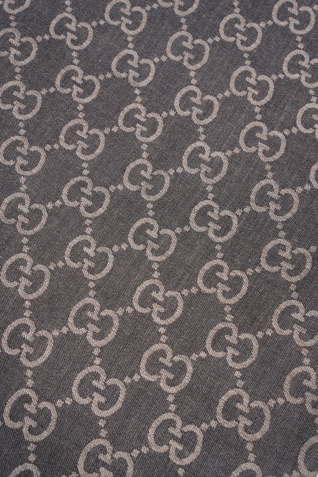 Gucci GG Supreme Scarf Grey Wool