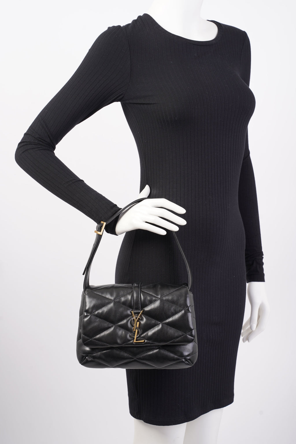 Saint Laurent Le 57 Hobo Bag Black Leather