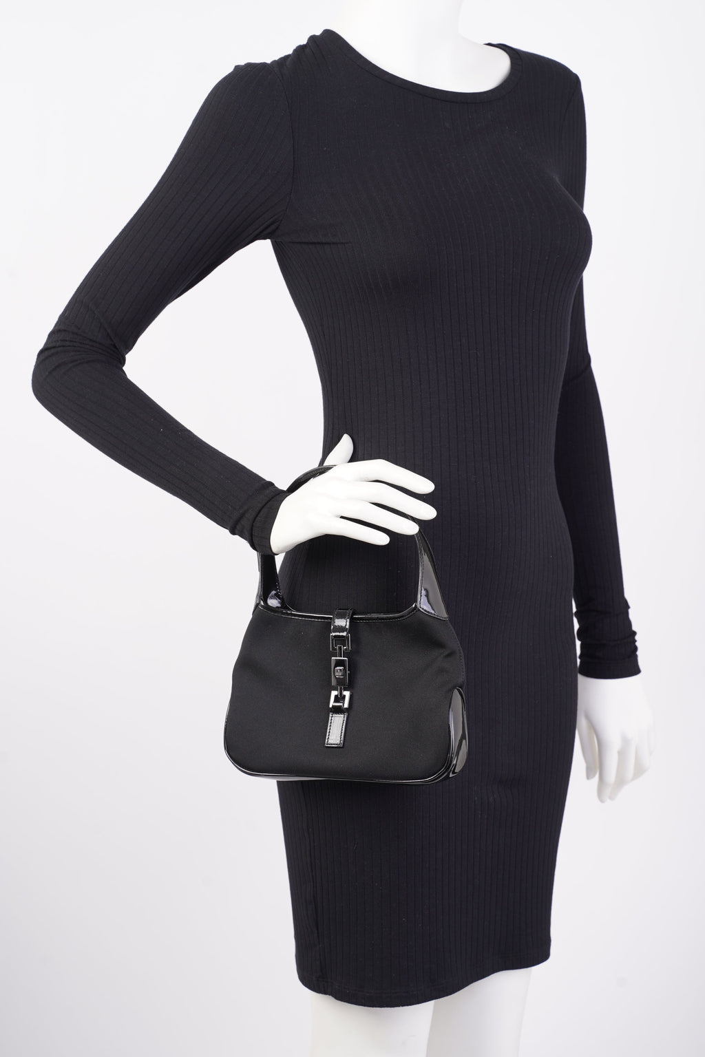 Gucci Jackie Black Nylon Mini