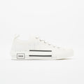 Christian Dior B23 Low Top Sneakers White Canvas EU 42 UK 8
