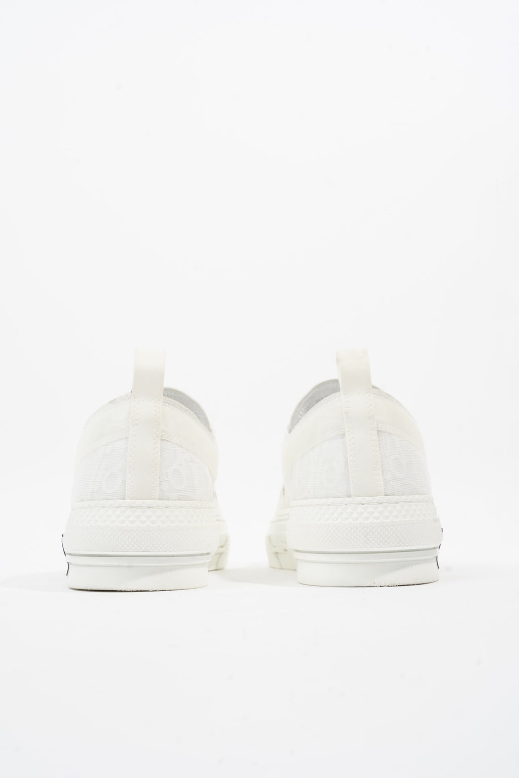 Christian Dior B23 Low Top Sneakers White Canvas EU 42 UK 8