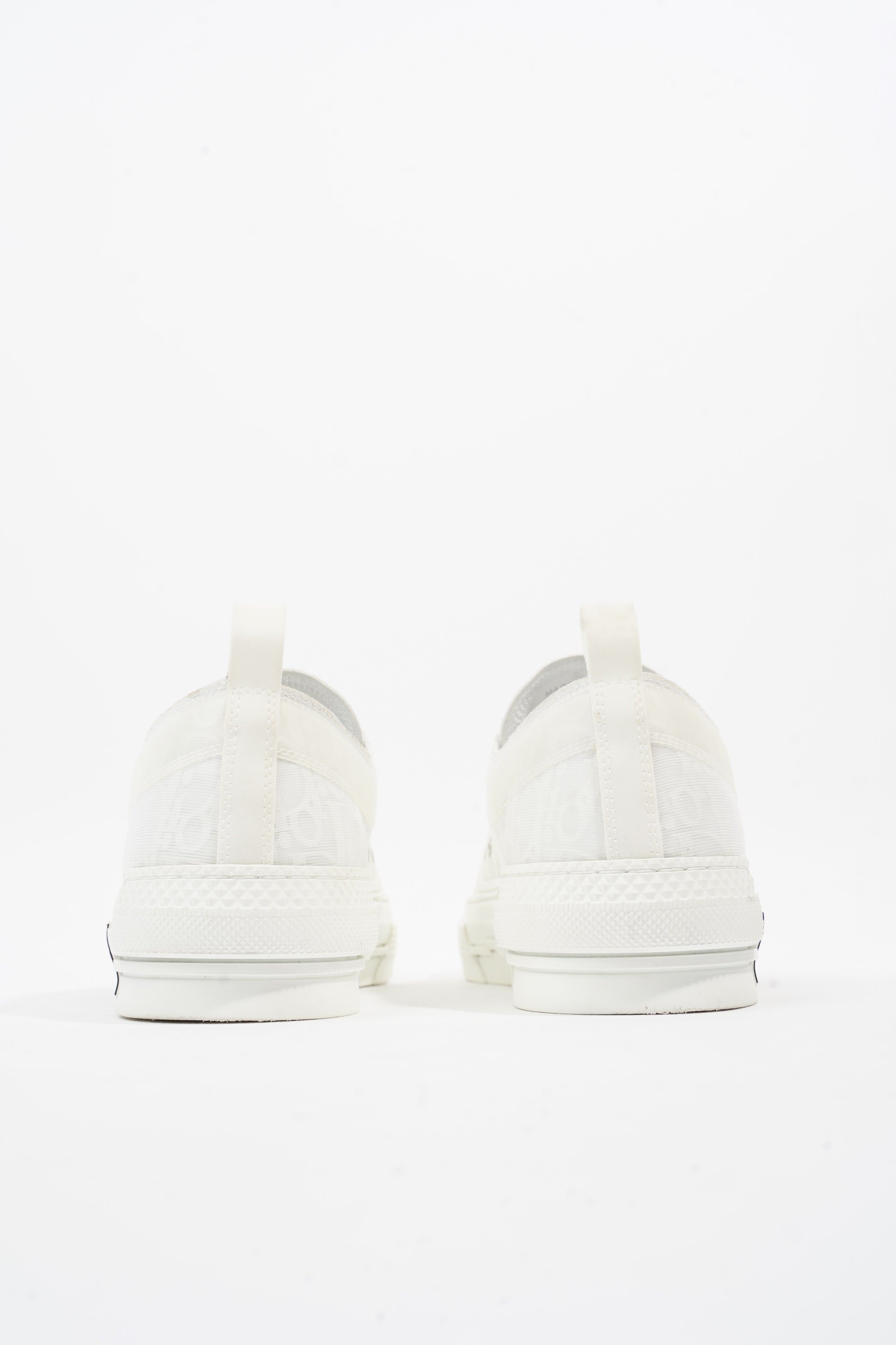 Christian Dior B23 Low Top Sneakers White Canvas EU 42 UK 8