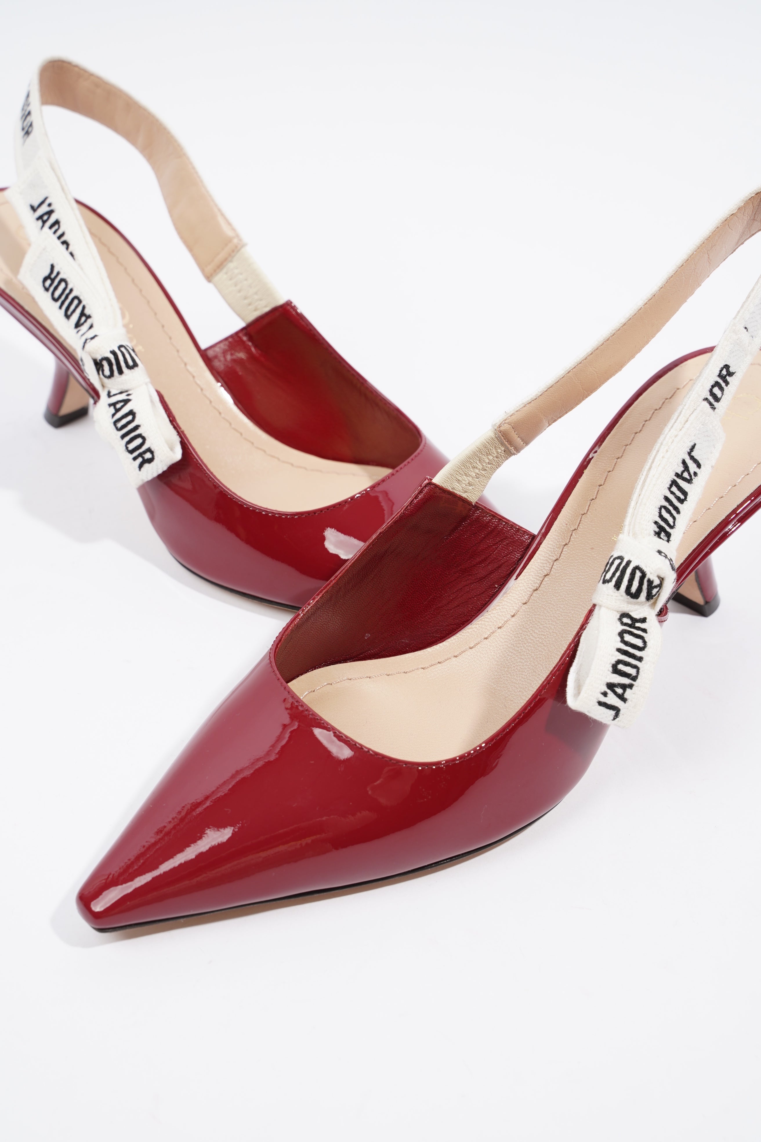 Christian Dior J'adior Maroon Patent Leather EU 36 UK 3