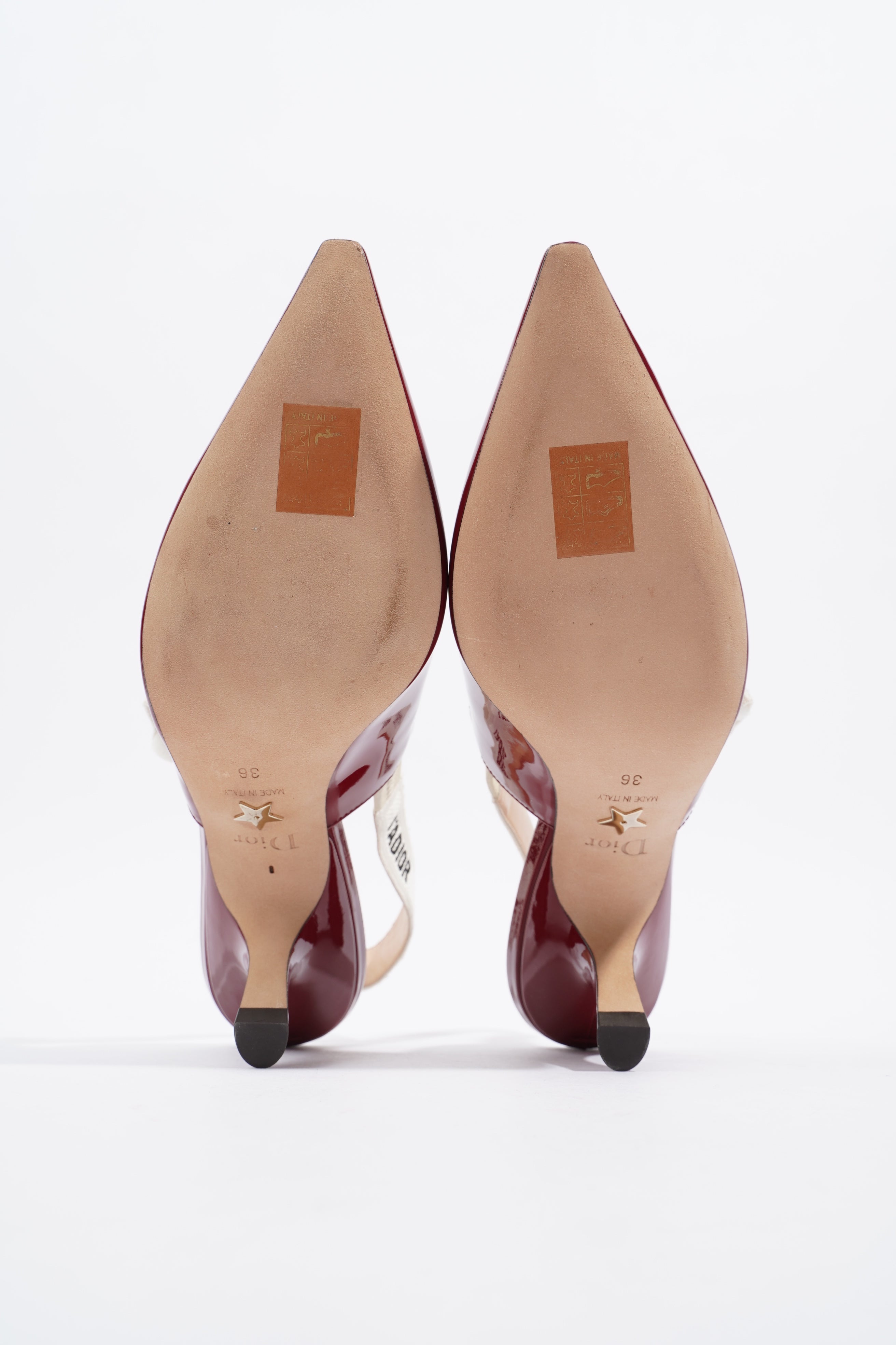 Christian Dior J'adior Maroon Patent Leather EU 36 UK 3