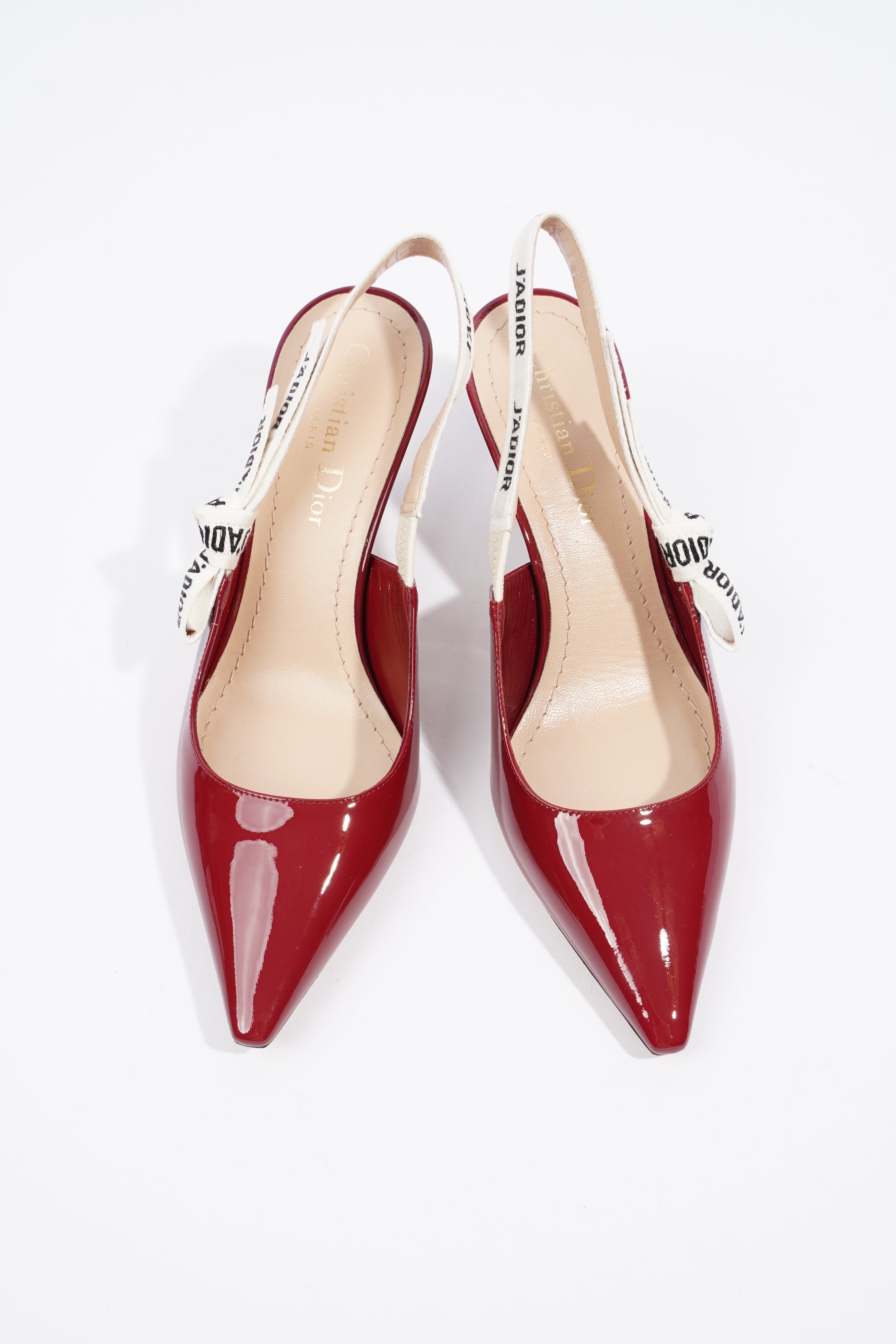 Christian Dior J'adior Maroon Patent Leather EU 36 UK 3