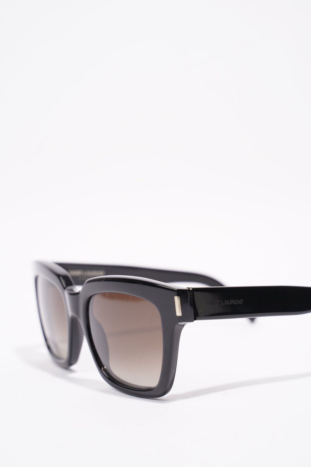 Saint Laurent 807HA Sunglasses Black Acetate 140mm