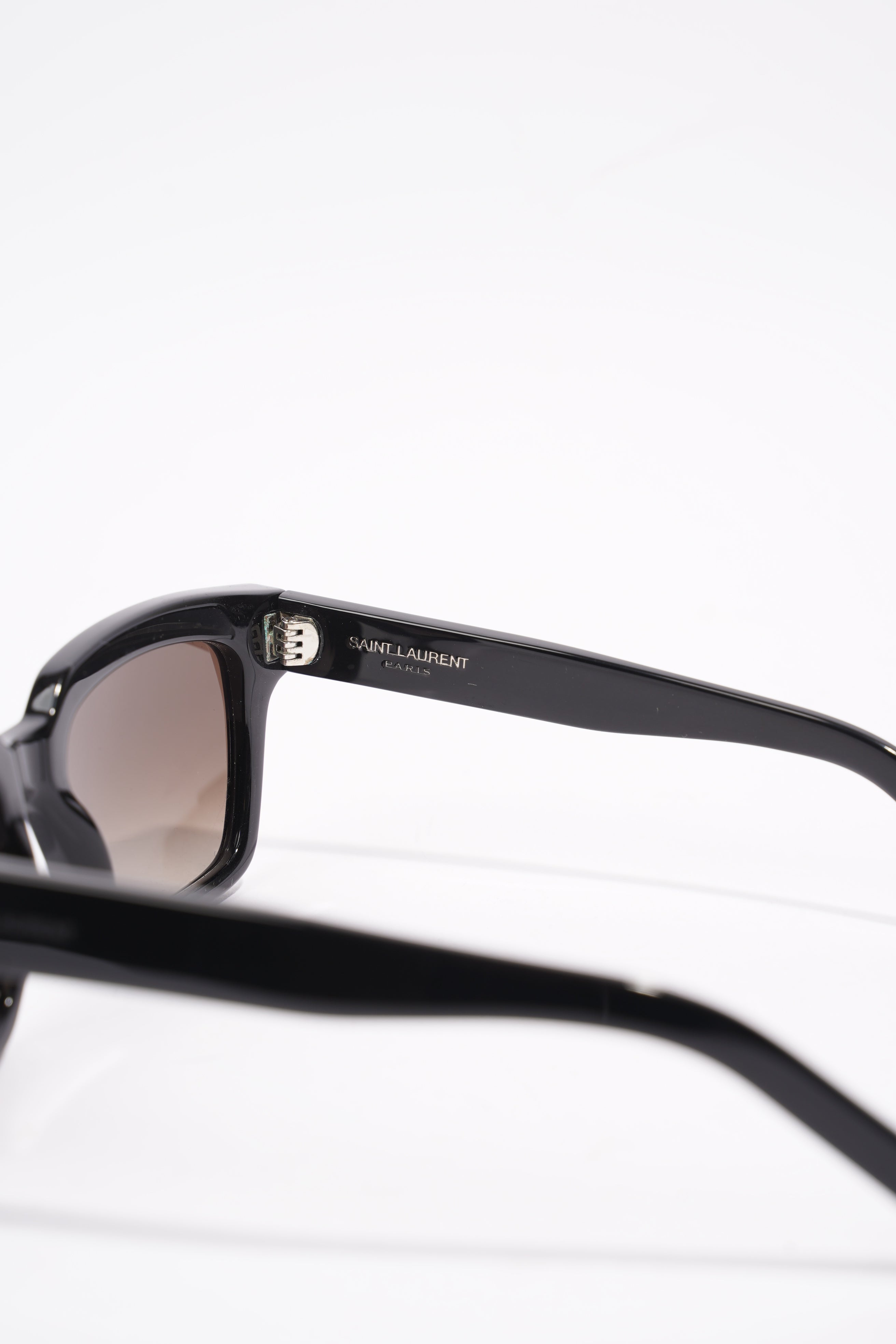 Saint Laurent 807HA Sunglasses Black Acetate 140mm
