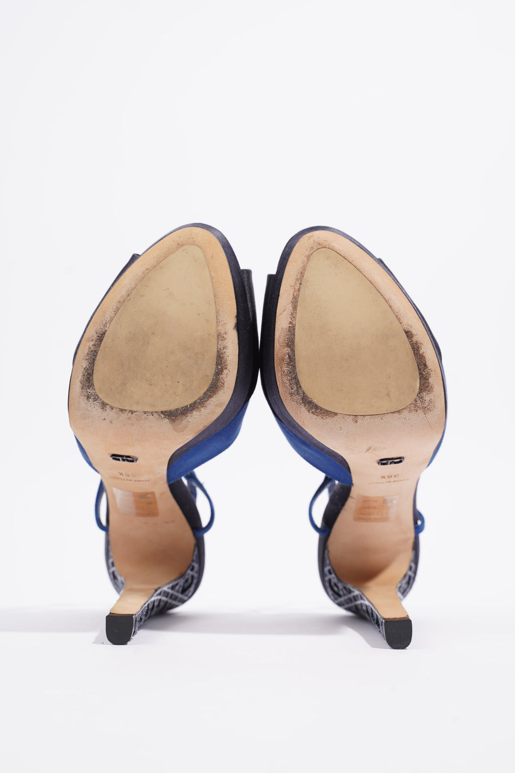 Christian Dior Pumps 120 Navy Satin EU 38.5 UK 5.5