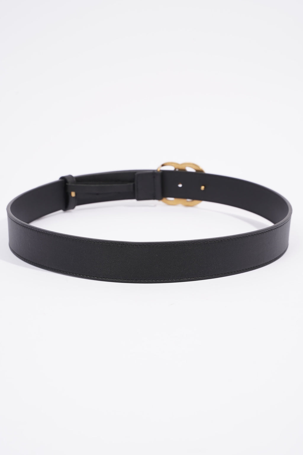 Gucci GG Marmont Belt Black Leather 80cm 32"