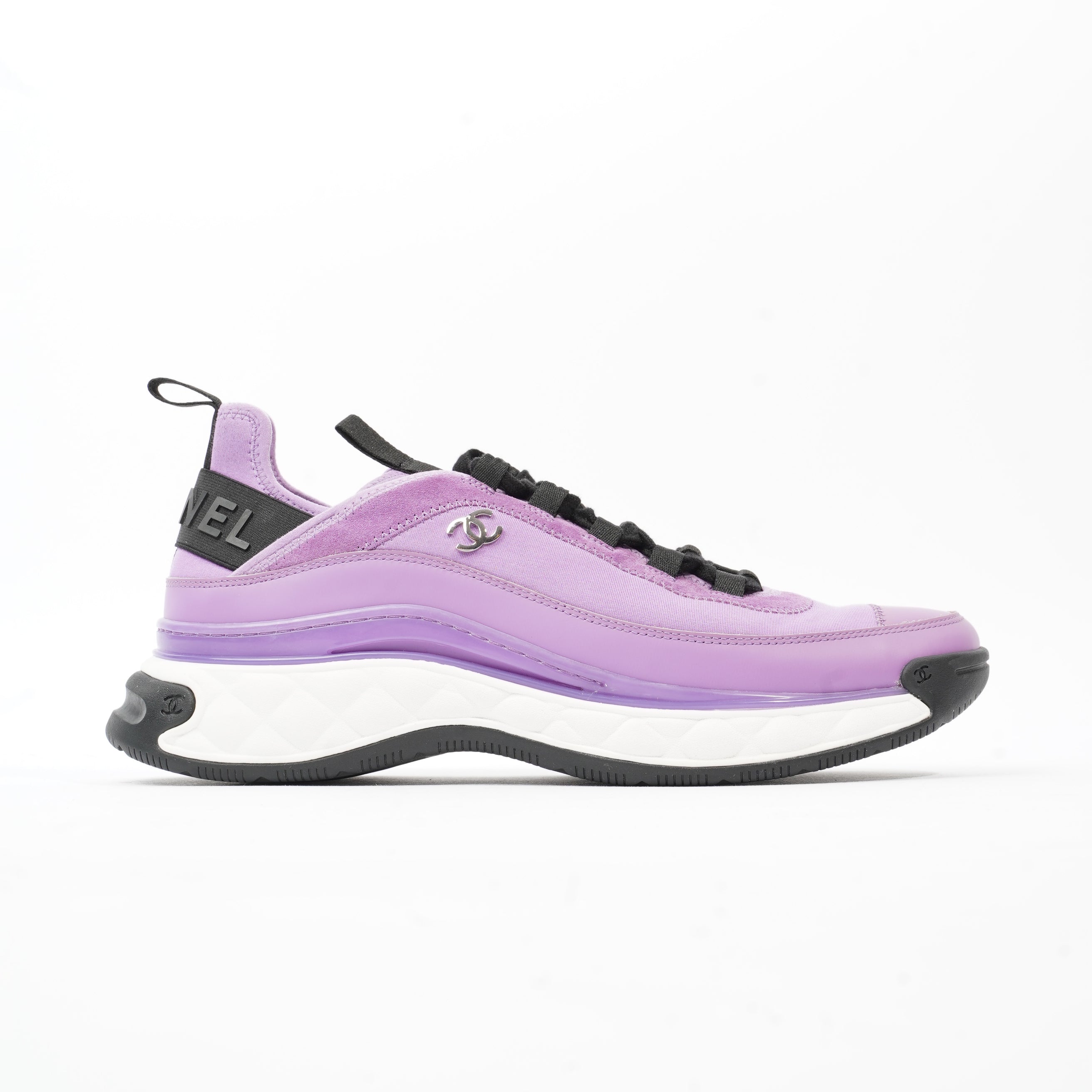 Chanel CC Logo Sneaker Lilac Suede EU 43 UK 9