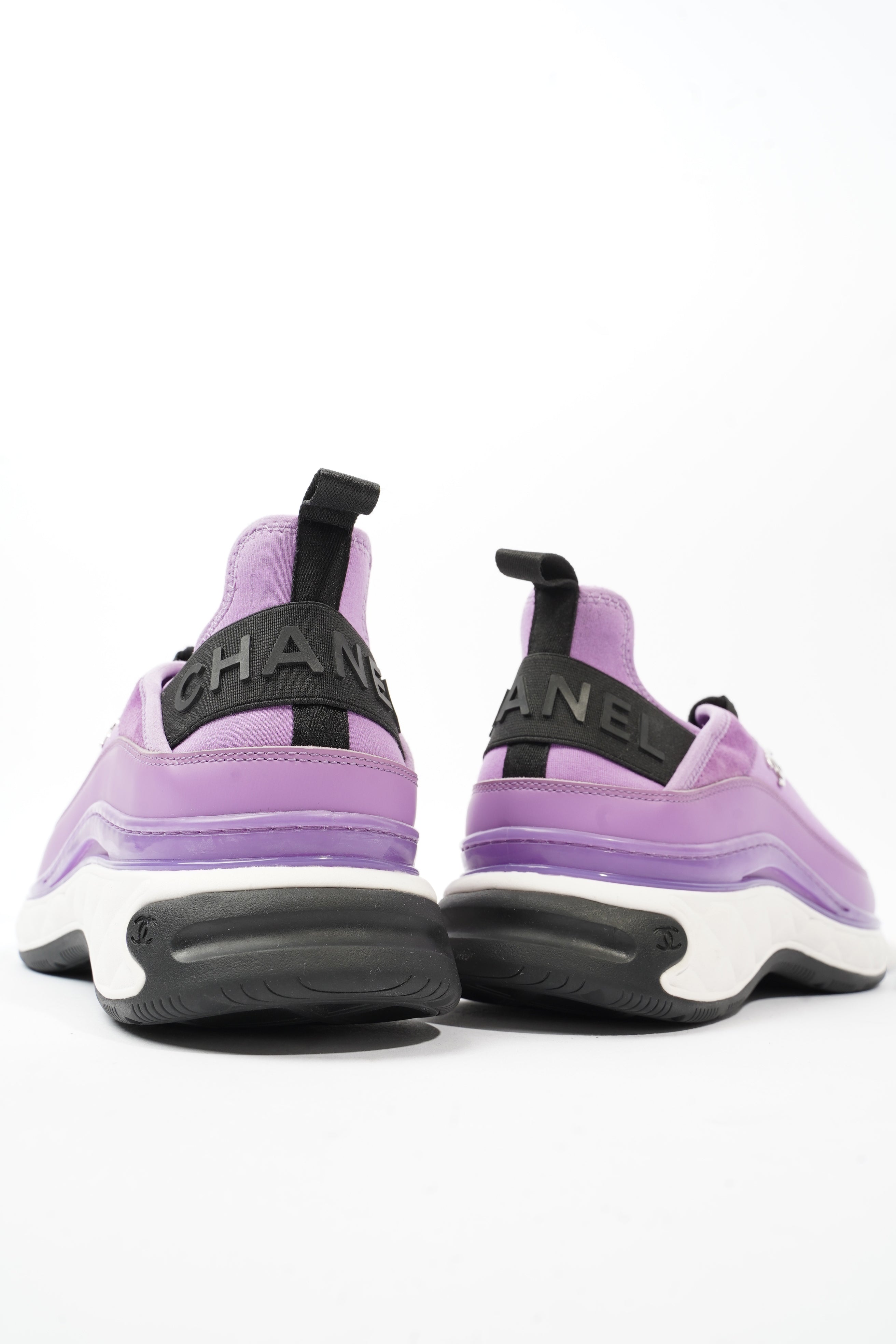 Chanel CC Logo Sneaker Lilac Suede EU 43 UK 9