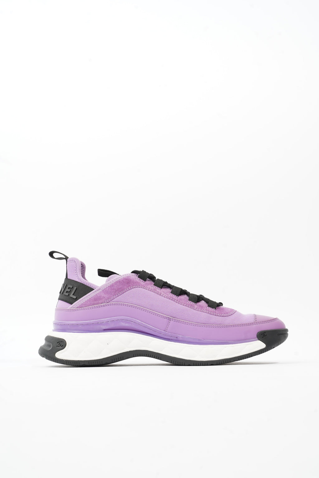 Chanel CC Logo Sneaker Lilac Suede EU 43 UK 9