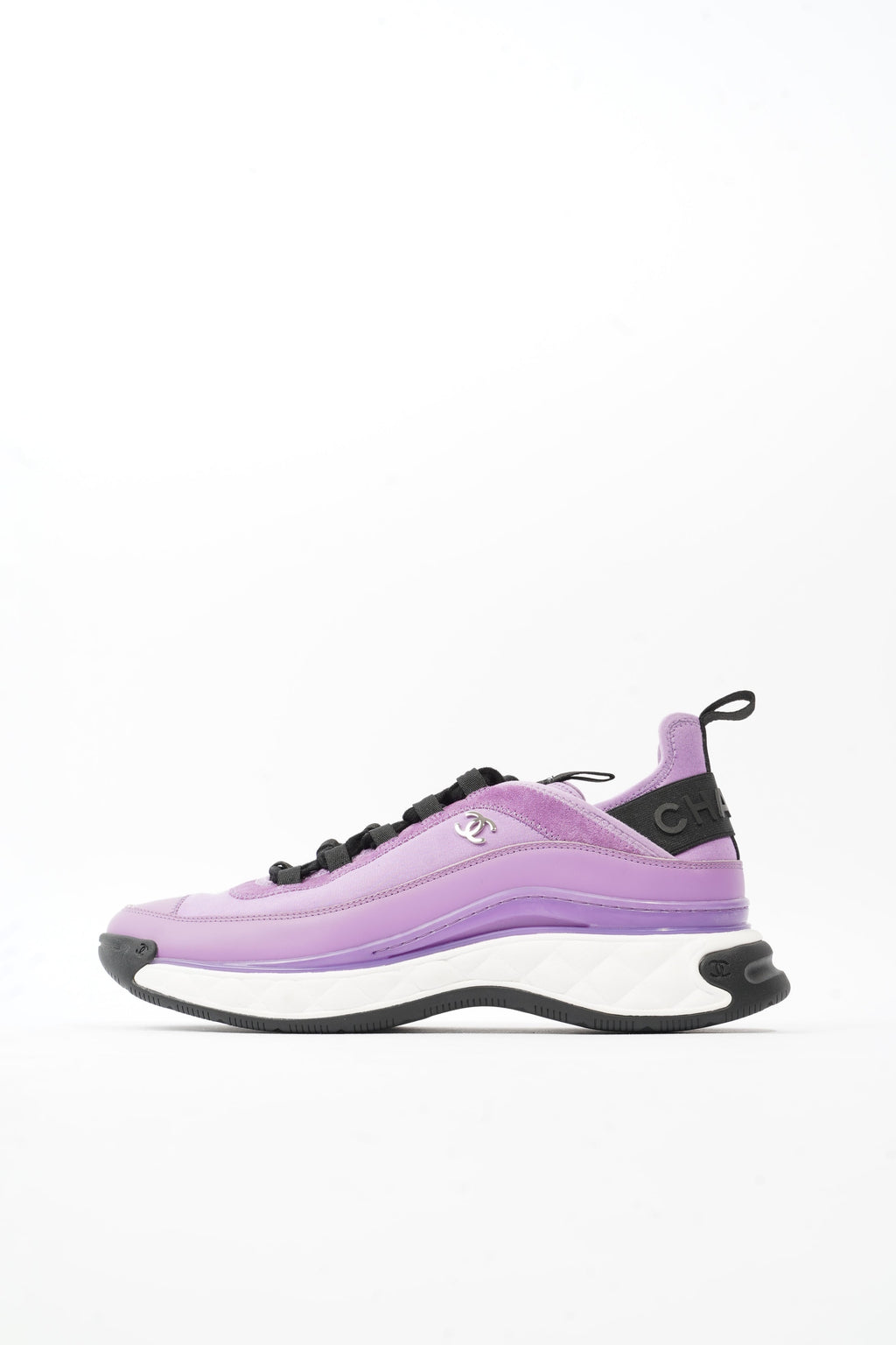 Chanel CC Logo Sneaker Lilac Suede EU 43 UK 9