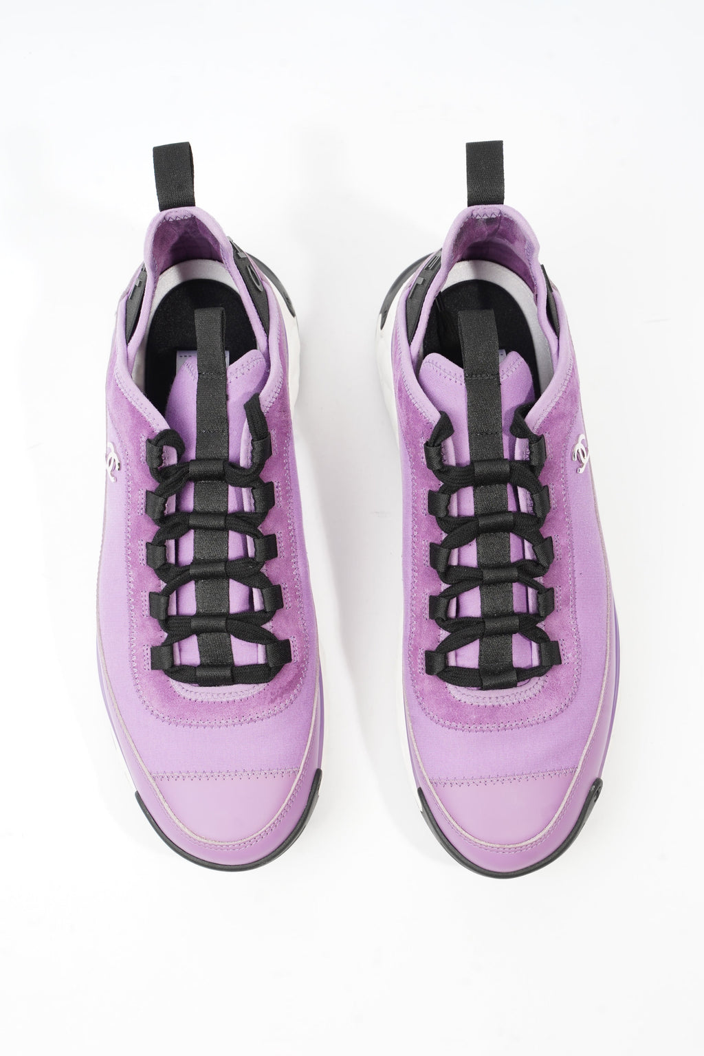 Chanel CC Logo Sneaker Lilac Suede EU 43 UK 9
