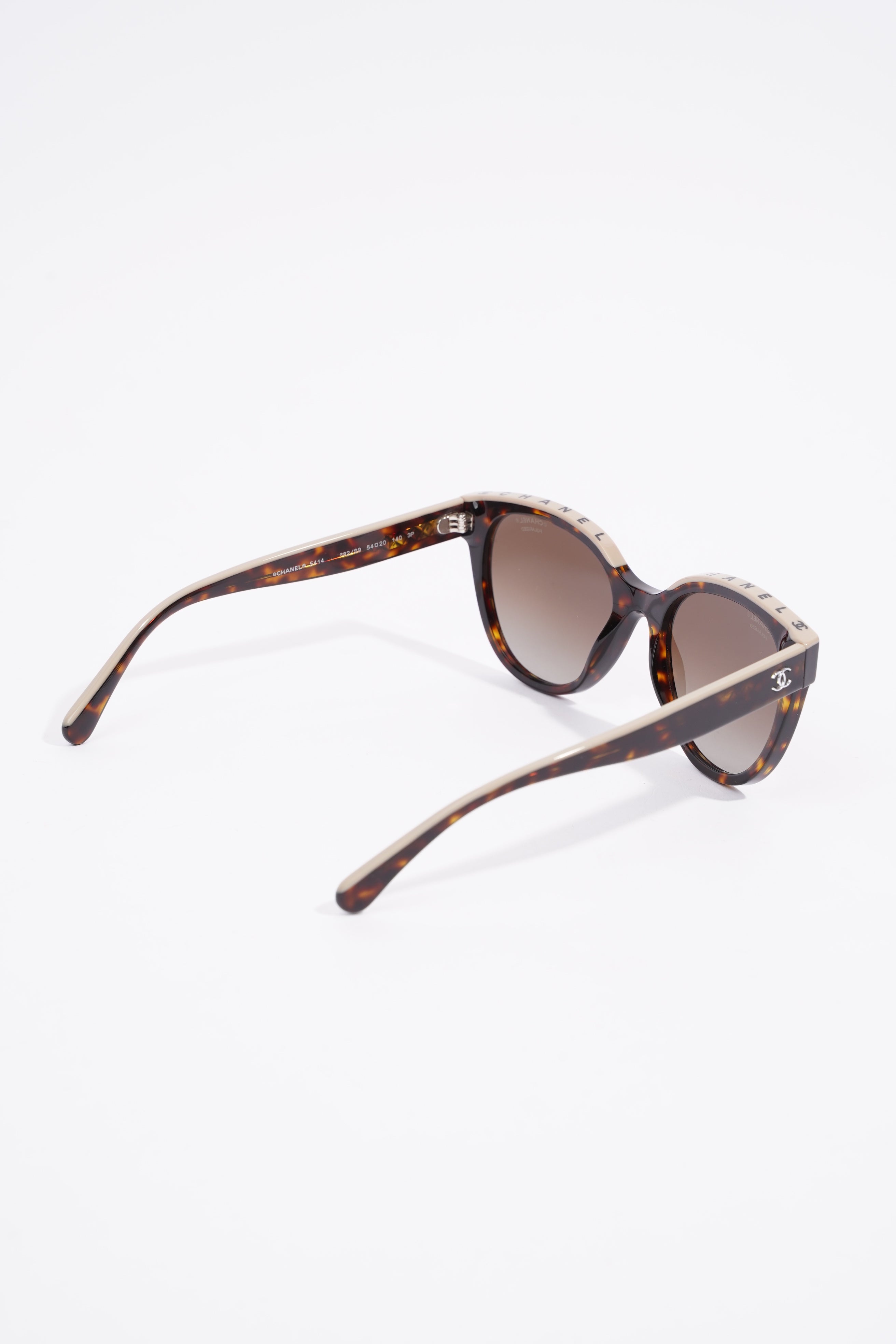 Chanel 5414 Sunglasses Tortoise Shell Acetate 140mm