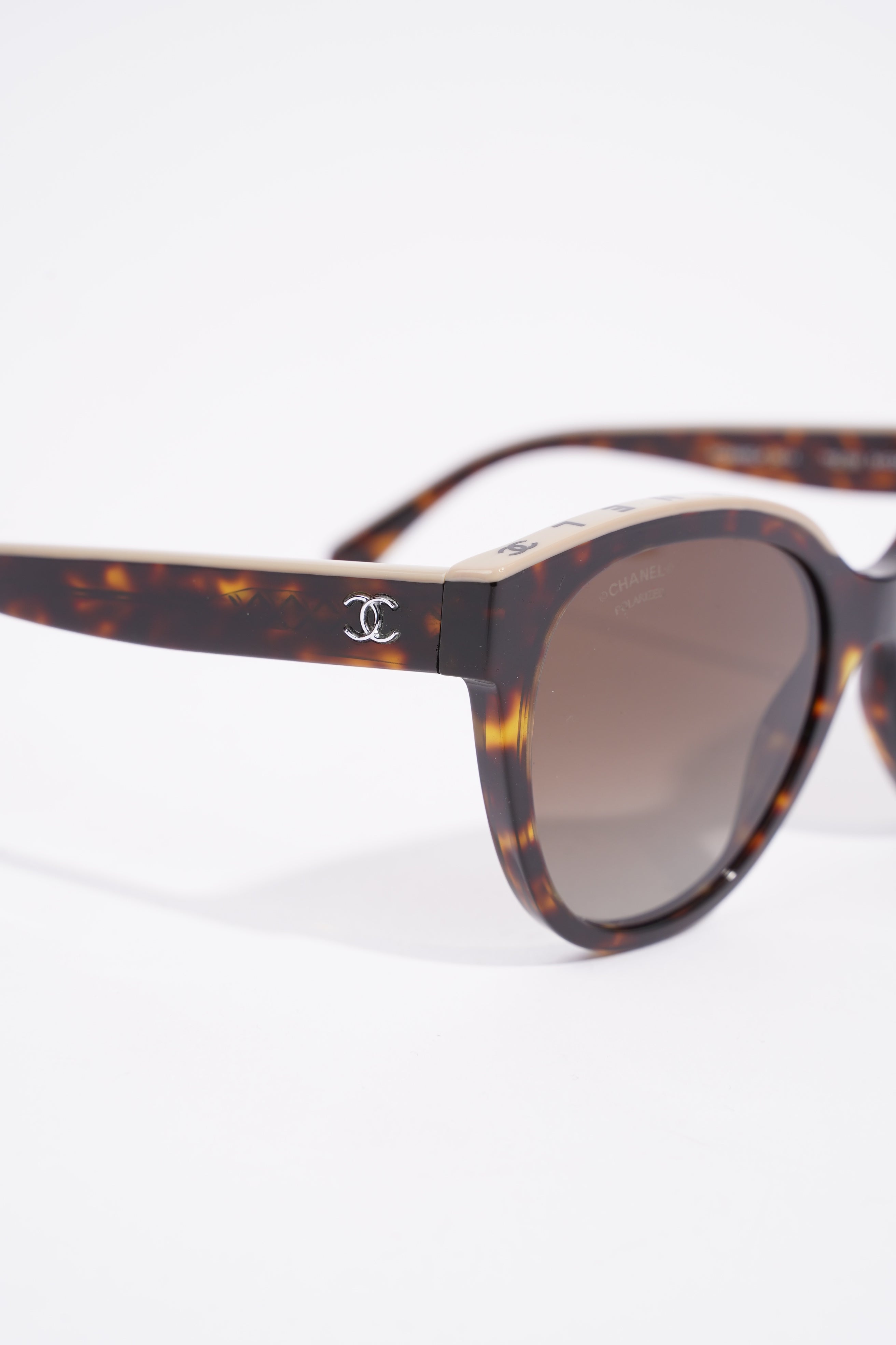Chanel 5414 Sunglasses Tortoise Shell Acetate 140mm