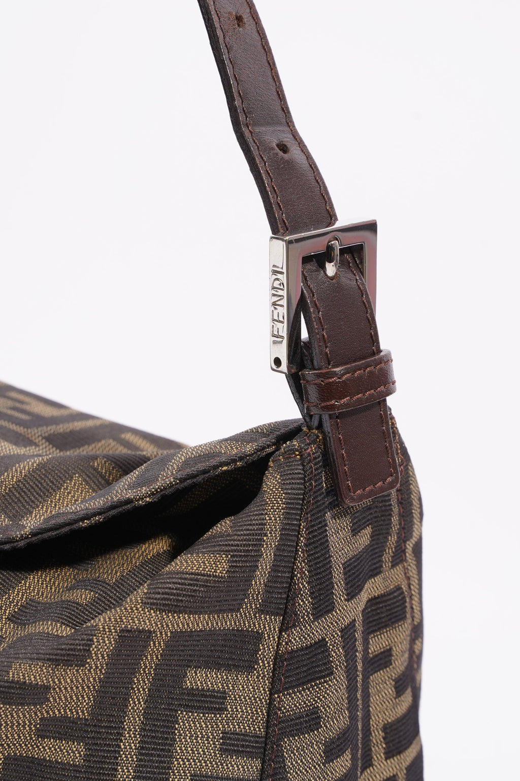 Fendi Mamma Baguette Brown Zucca Canvas
