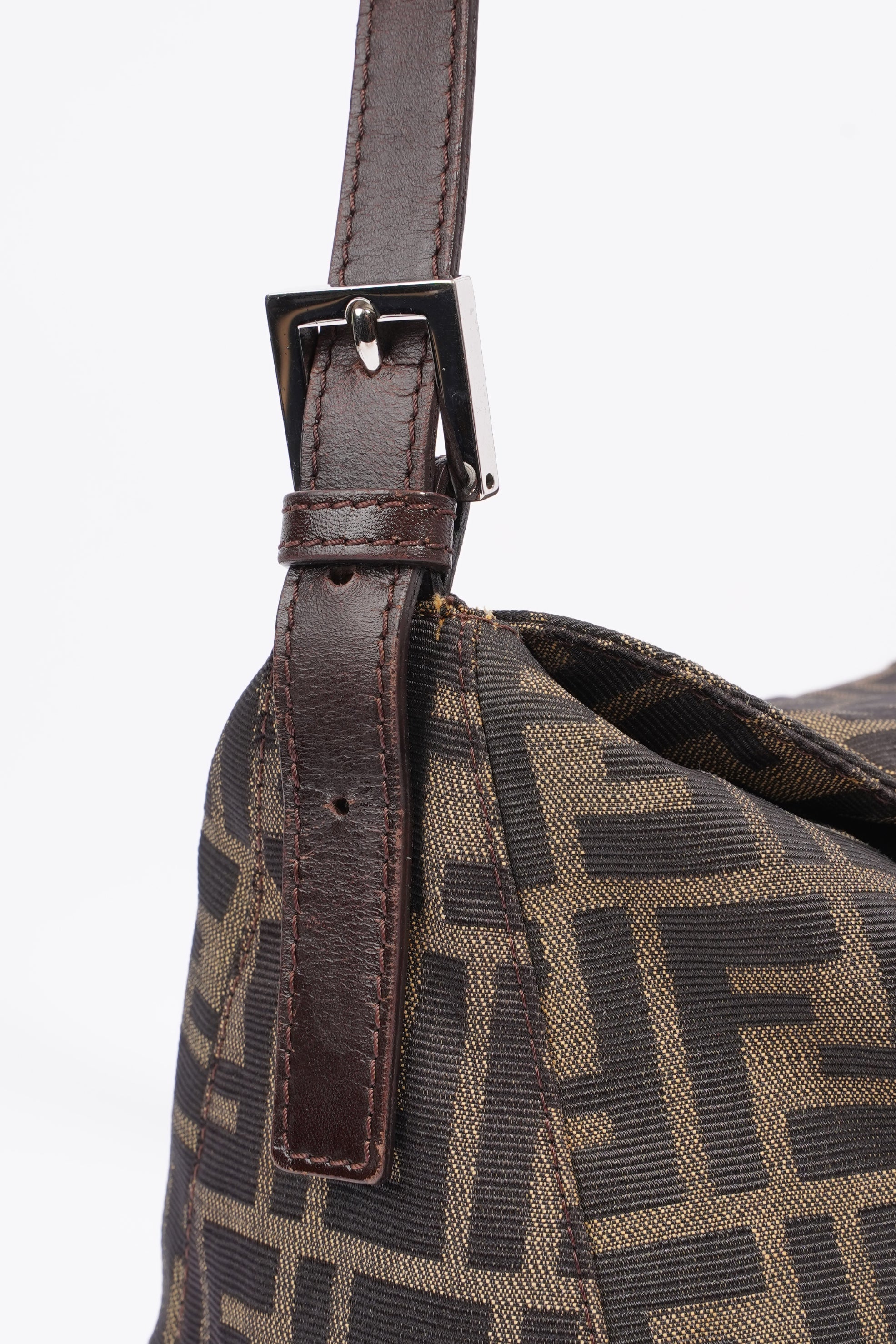 Fendi Mamma Baguette Brown Zucca Canvas