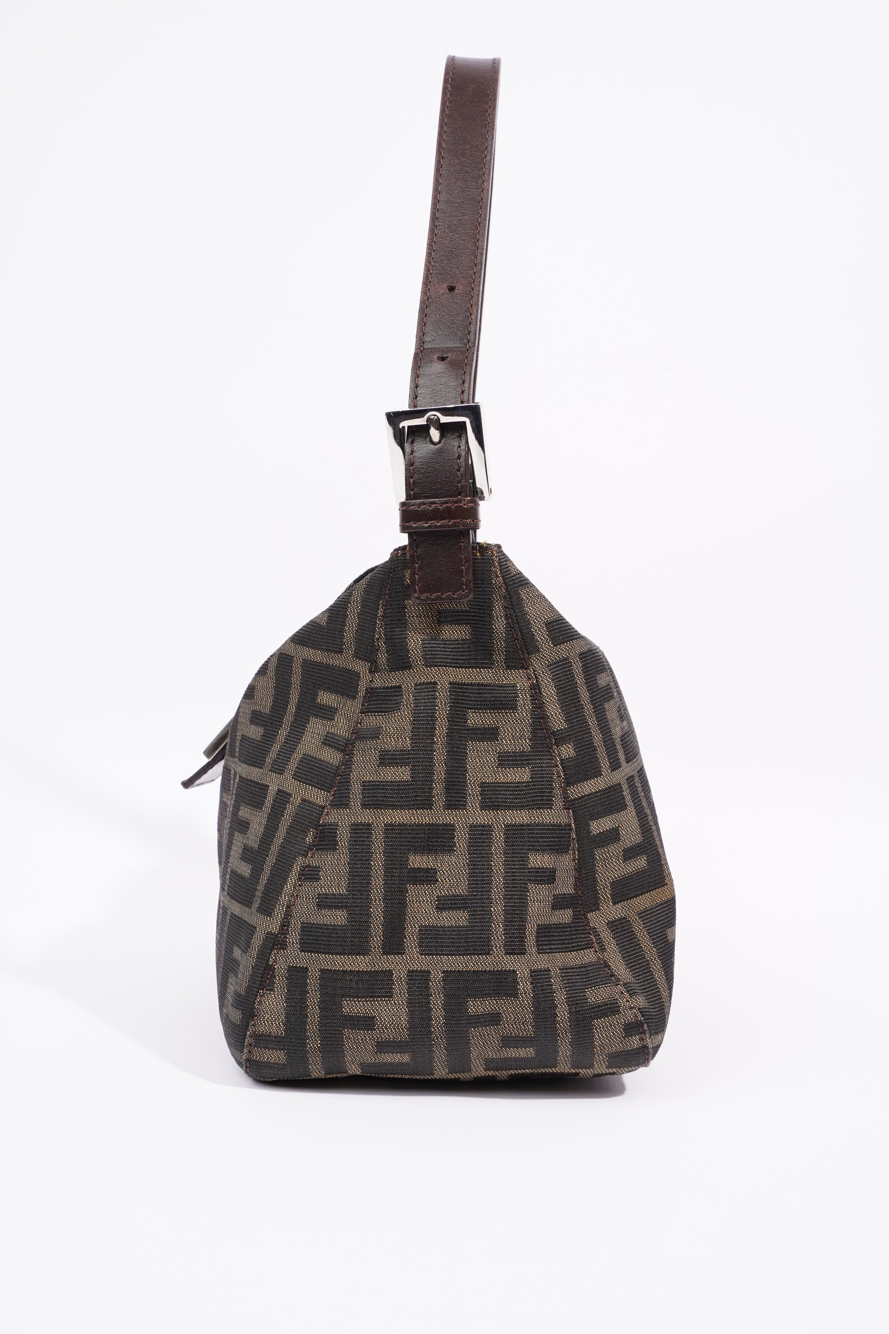 Fendi Mamma Baguette Brown Zucca Canvas