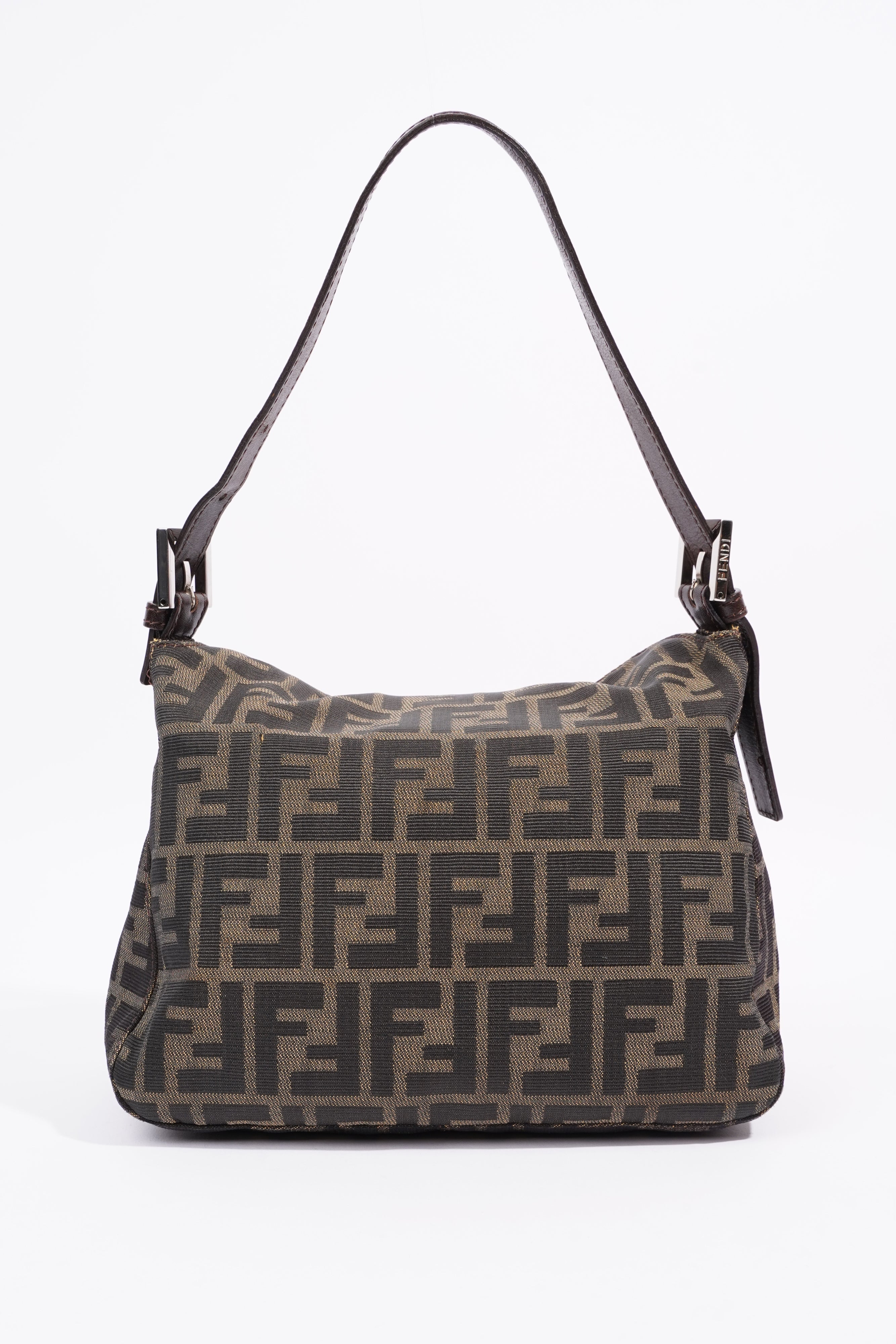Fendi Mamma Baguette Brown Zucca Canvas