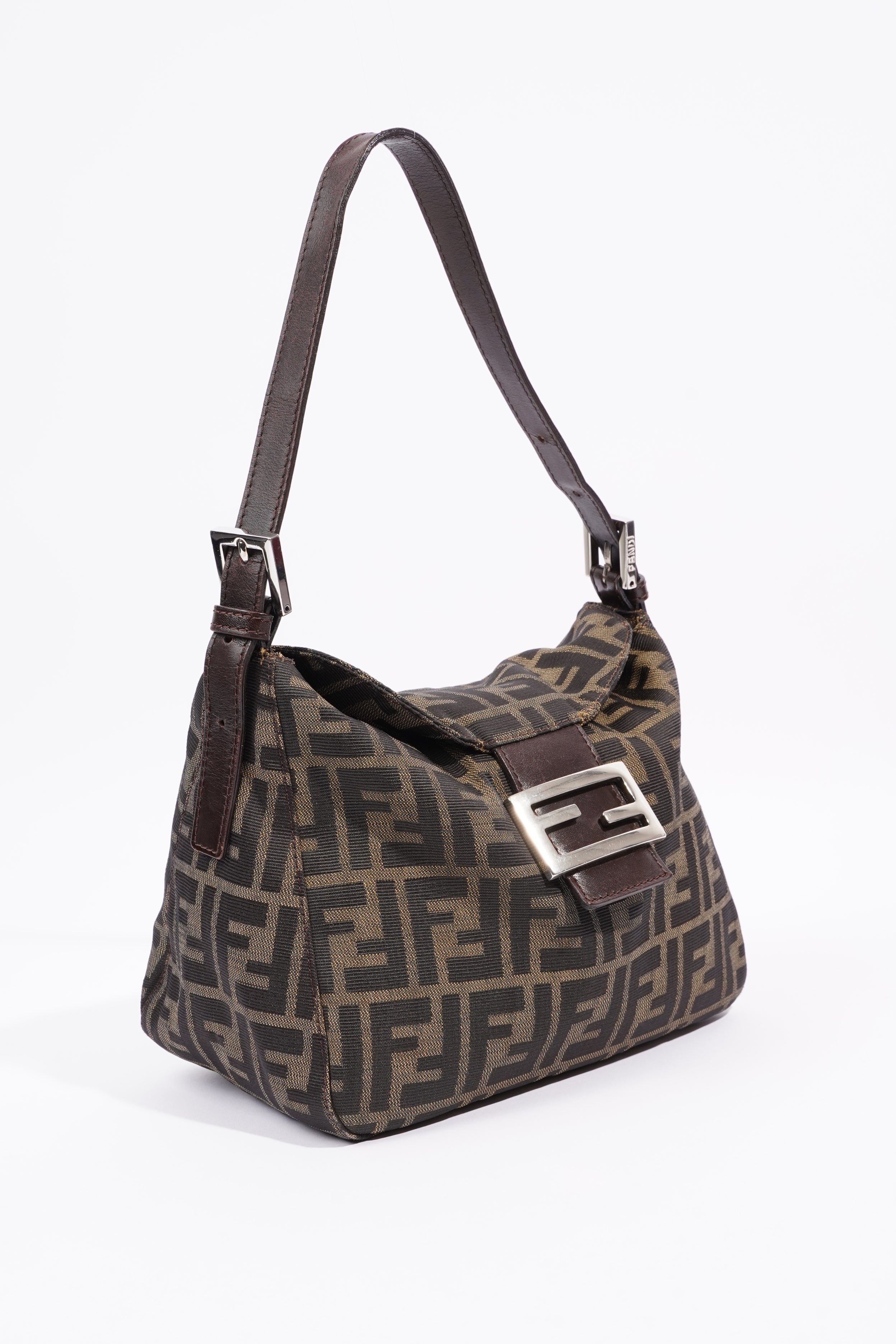 Fendi Mamma Baguette Brown Zucca Canvas