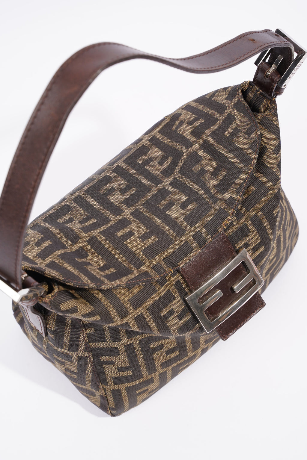 Fendi Mamma Baguette Brown Zucca Canvas