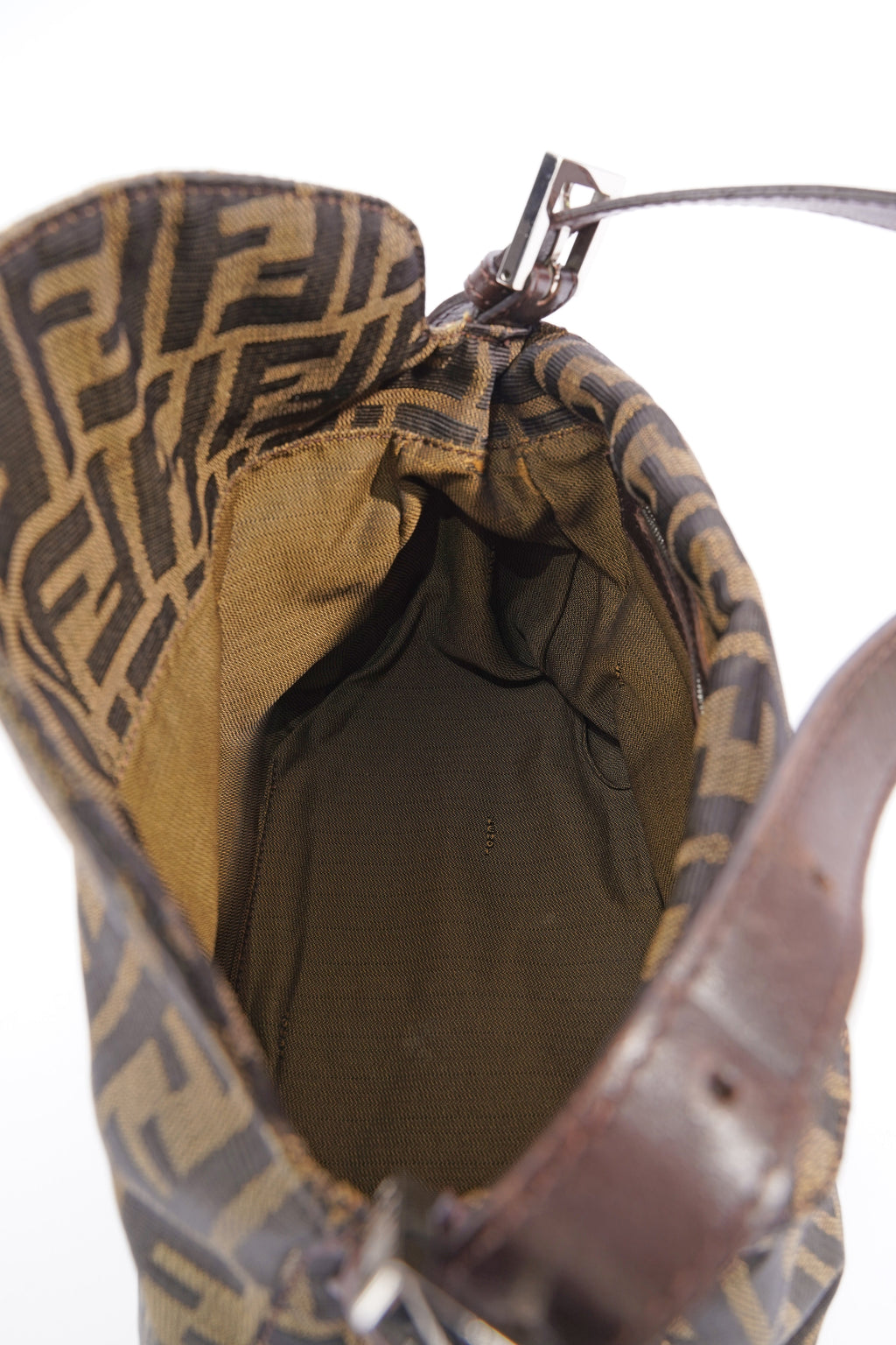 Fendi Mamma Baguette Brown Zucca Canvas