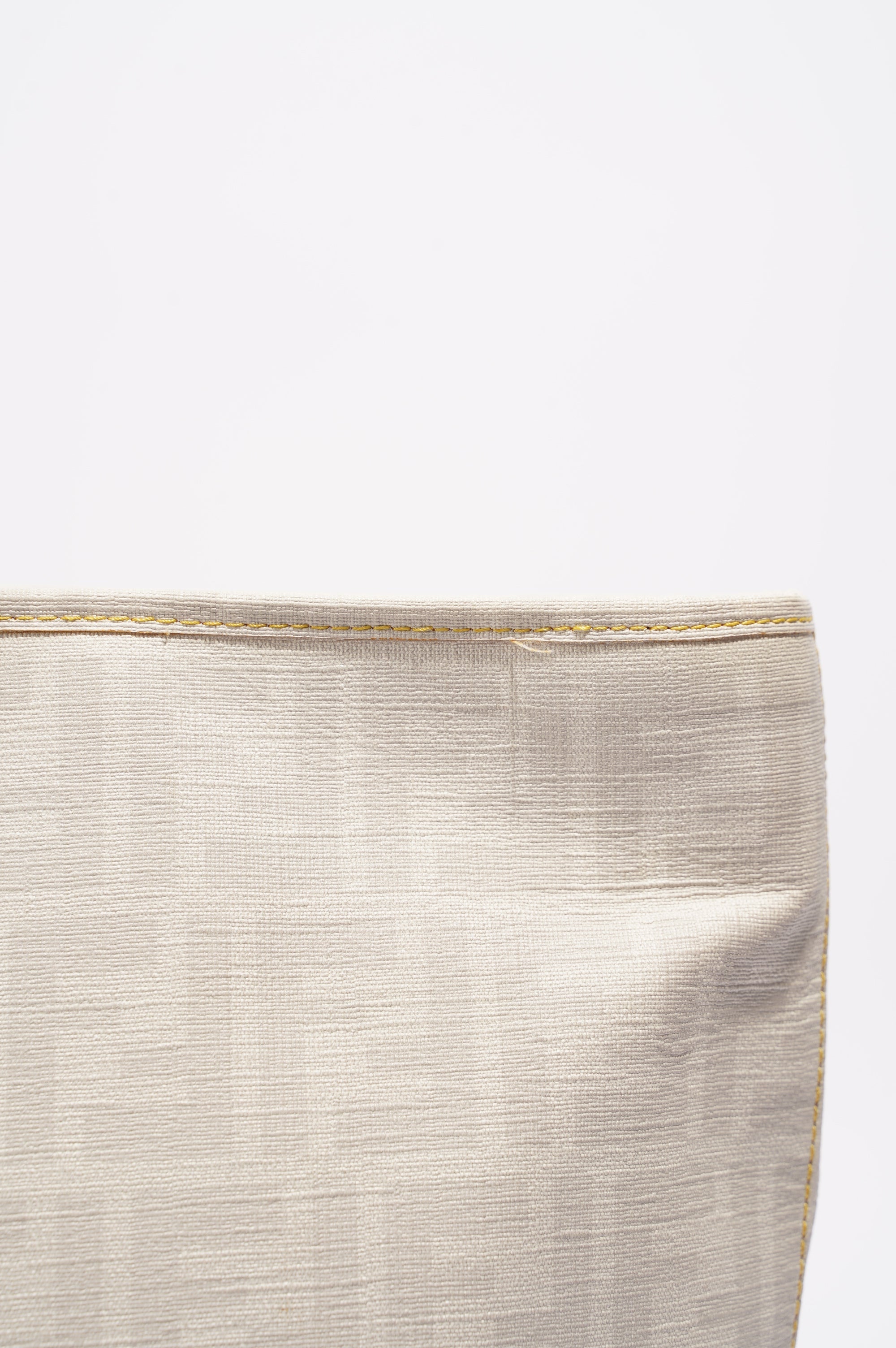 Fendi Zucca Tote Bag White Canvas