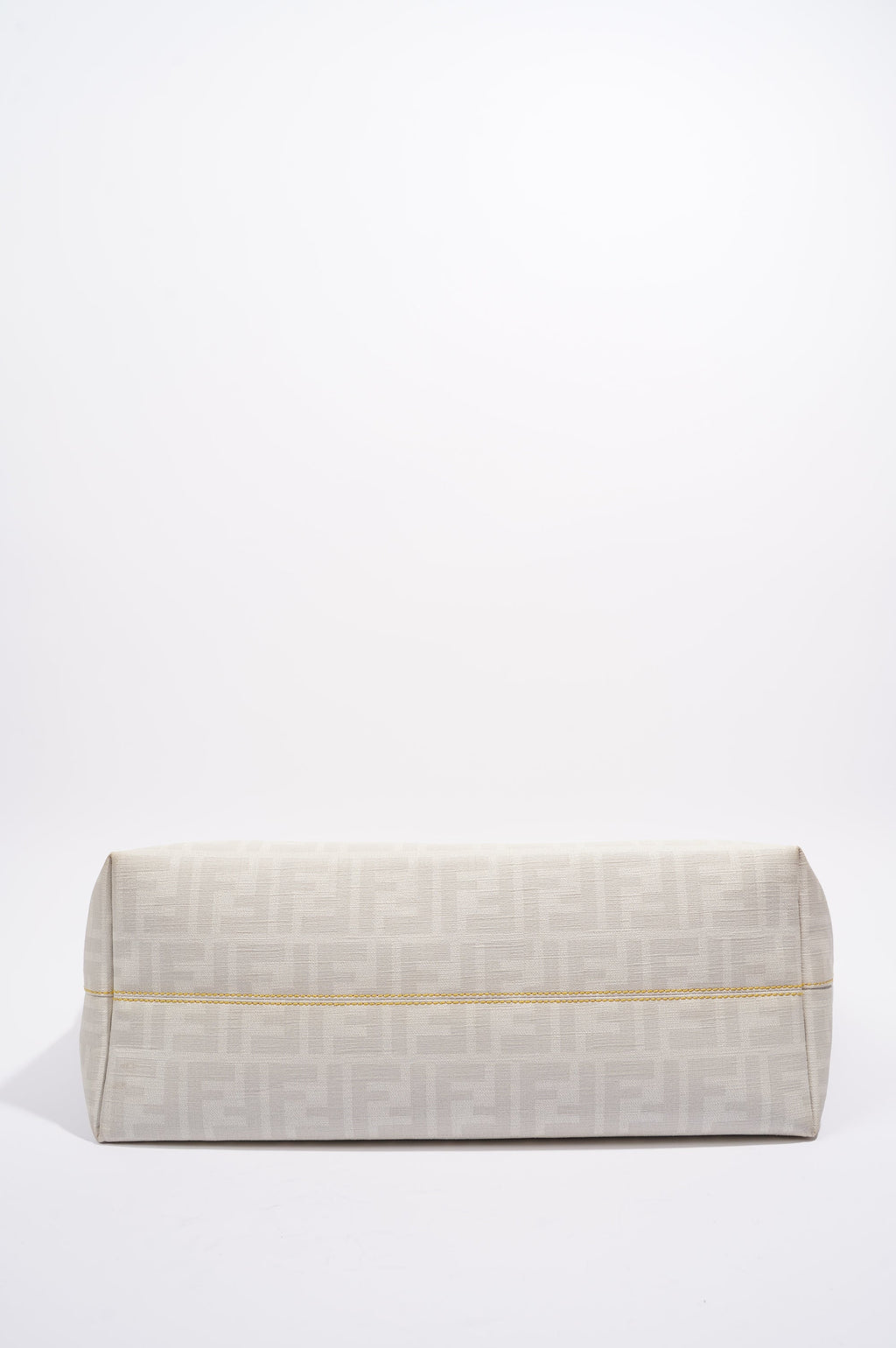 Fendi Zucca Tote Bag White Canvas