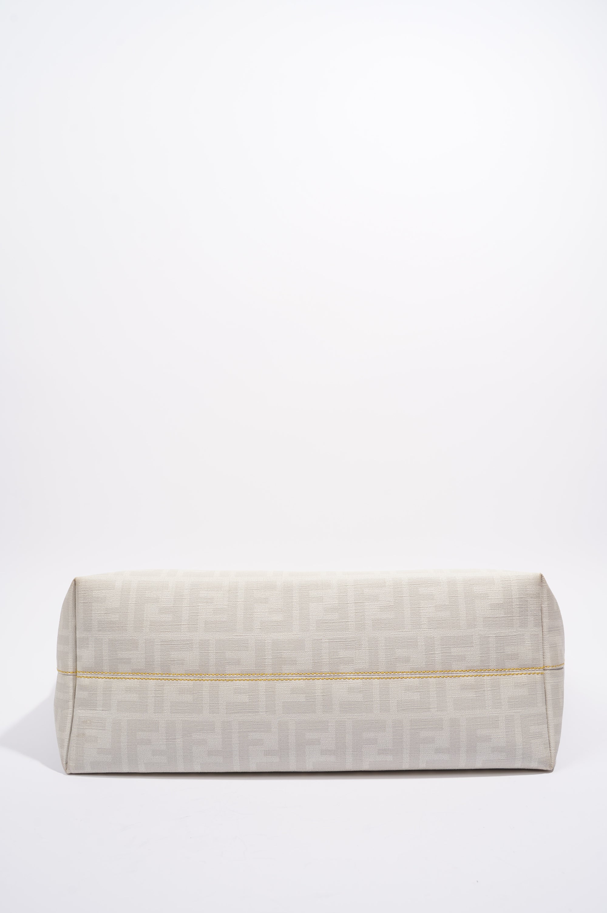 Fendi Zucca Tote Bag White Canvas
