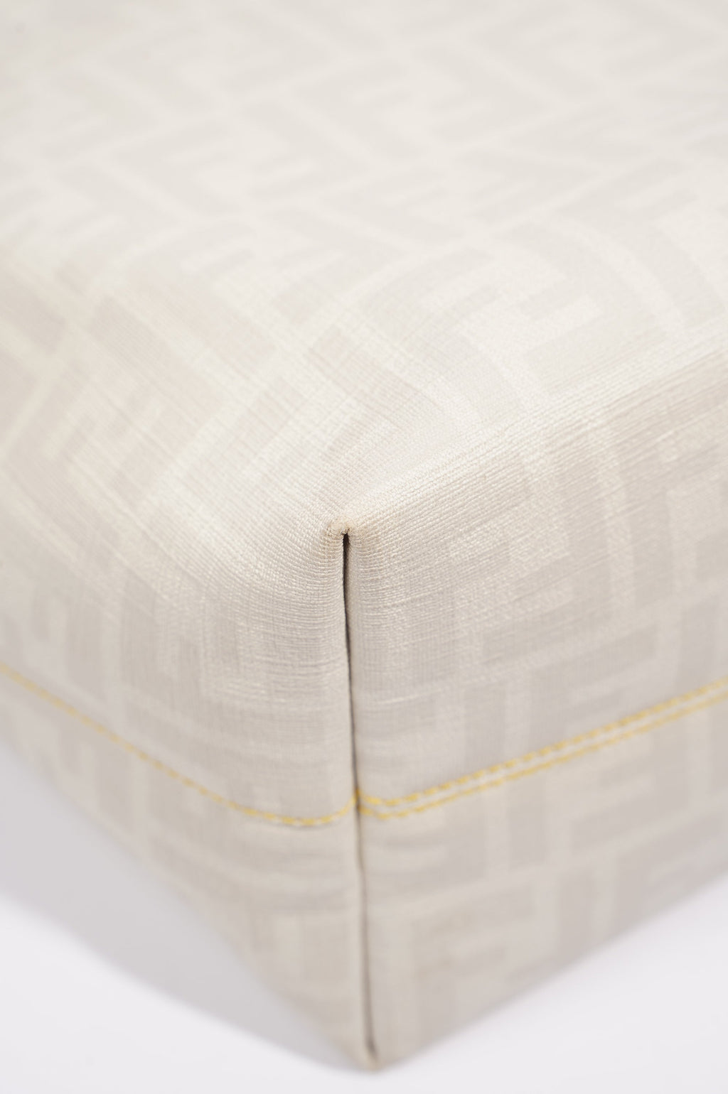 Fendi Zucca Tote Bag White Canvas