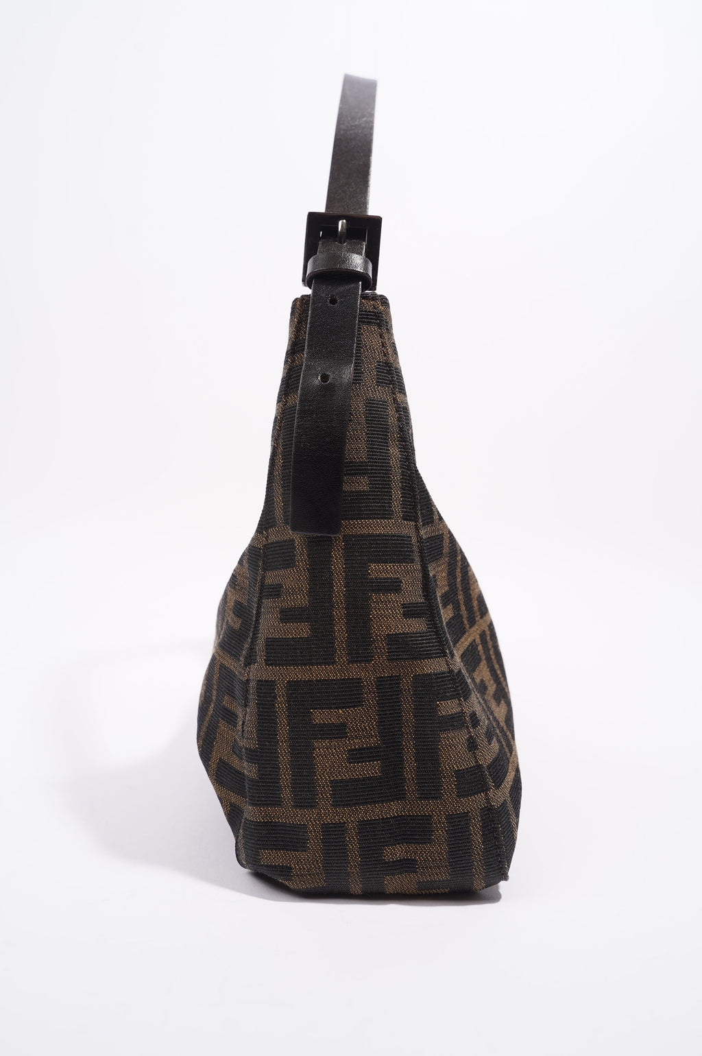 Fendi Zucca Shoulder Bag Brown Canvas