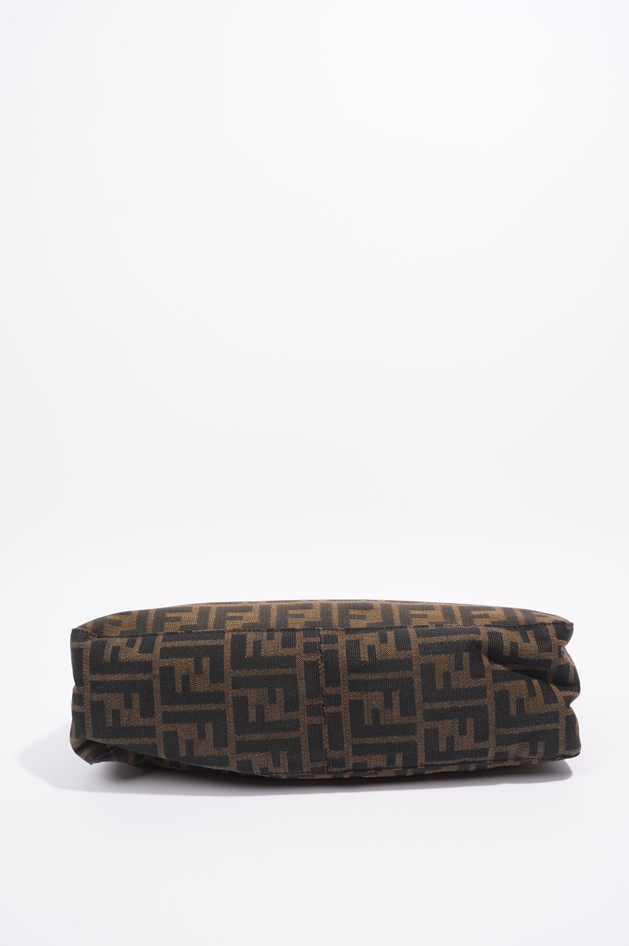 Fendi Zucca Shoulder Bag Brown Canvas