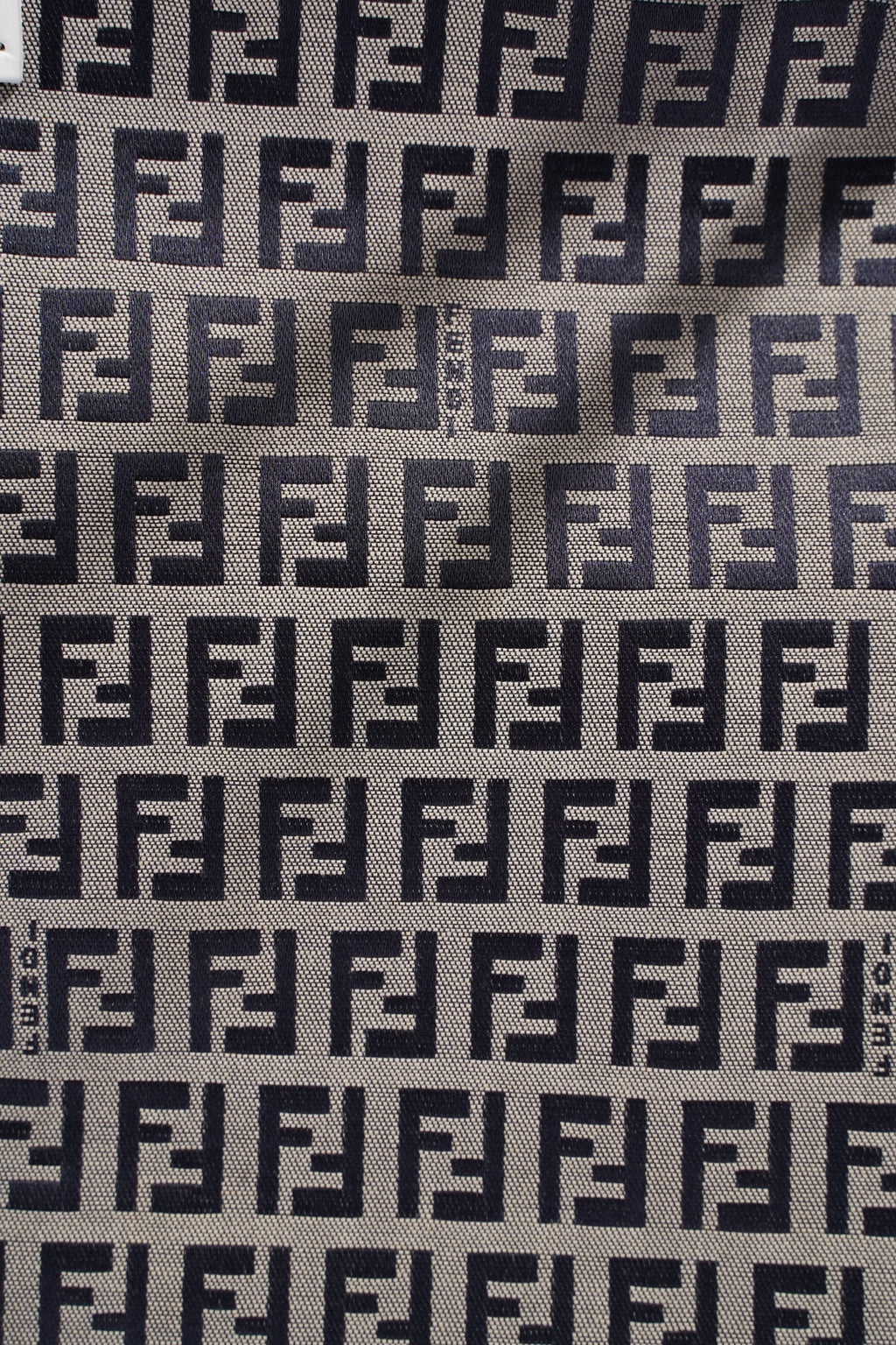 Fendi Zucchino Tote Bag Beige / Black Canvas