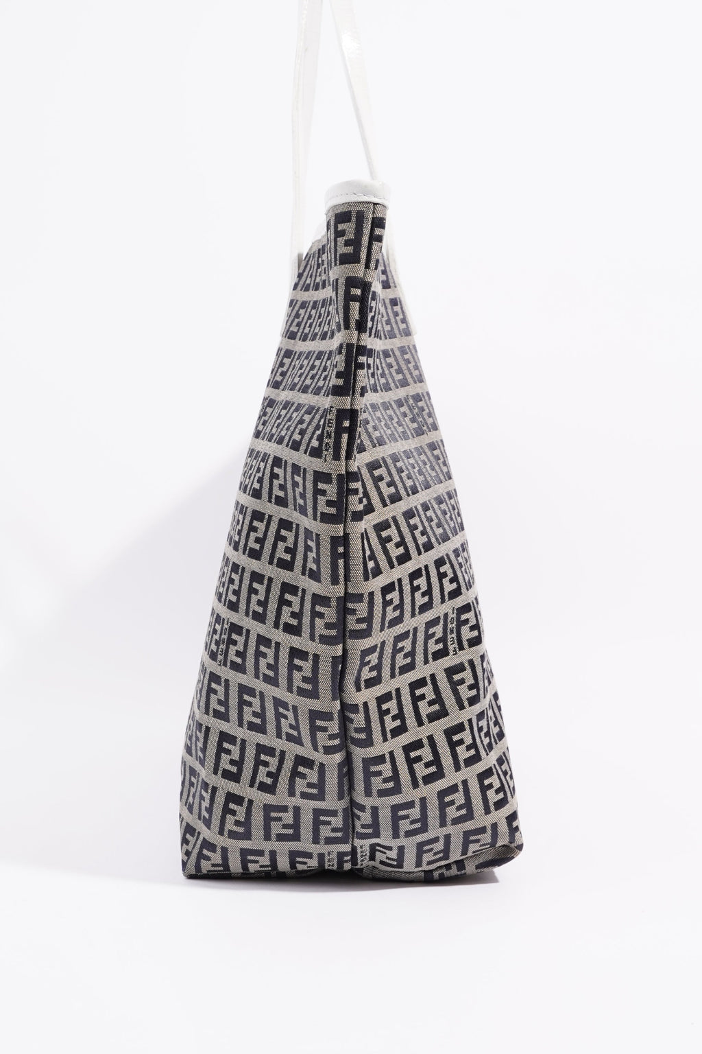 Fendi Zucchino Tote Bag Beige / Black Canvas