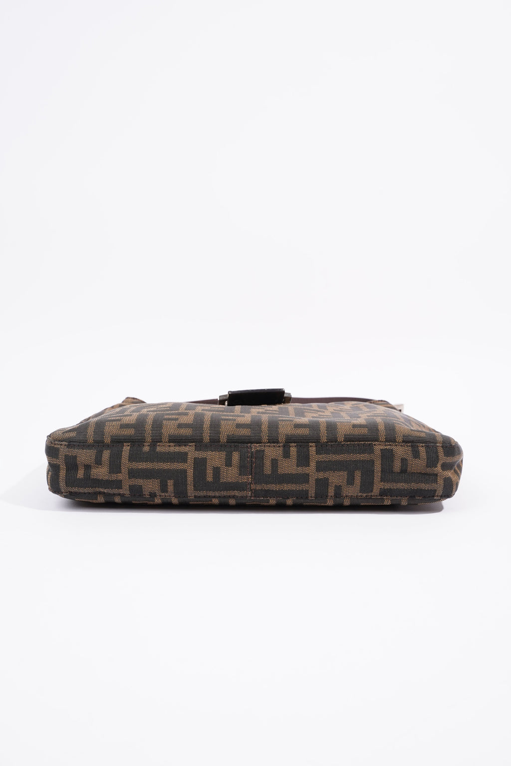 Fendi FF Shoulder Bag Brown Zucca Canvas