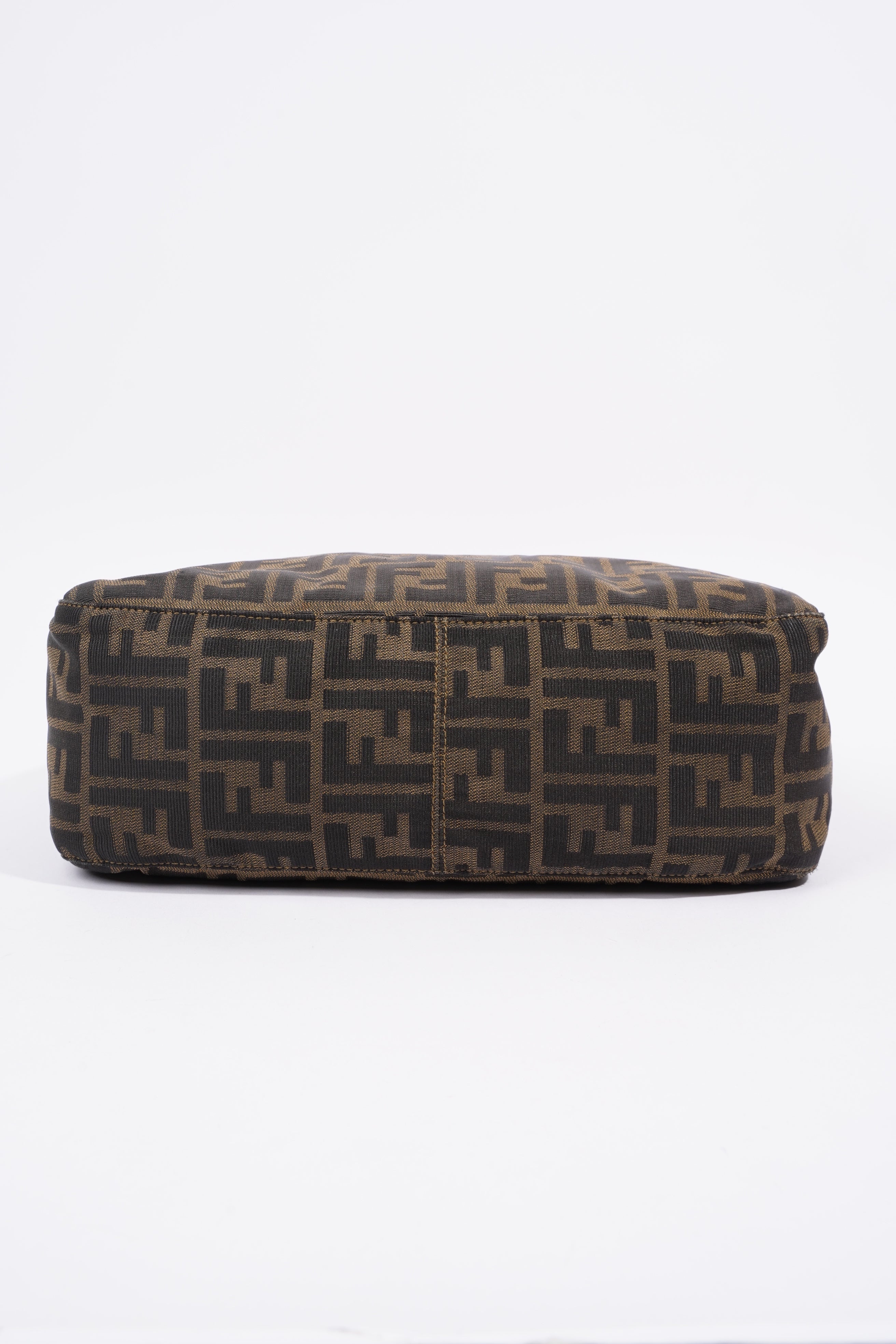 Fendi Zucca Monogram Bag Brown / Black Canvas