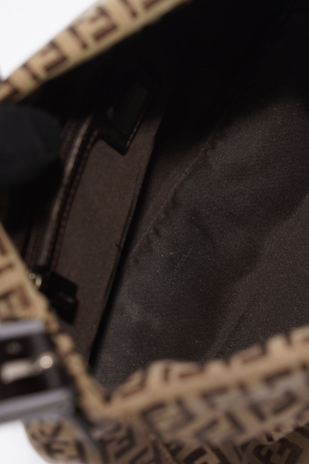 Fendi Baguette Bag Brown Zucca Canvas