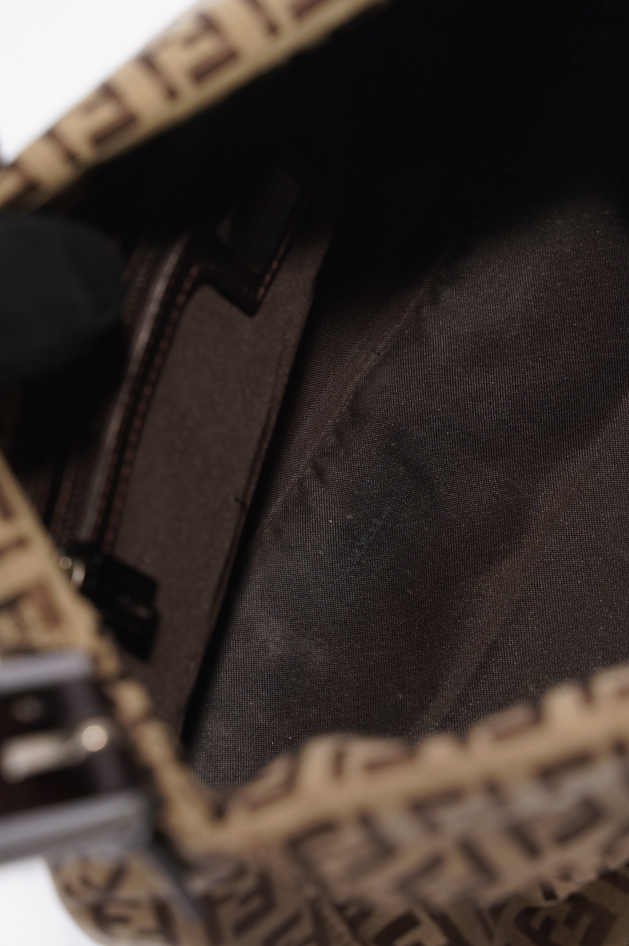 Fendi Baguette Bag Brown Zucca Canvas