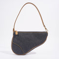 Christian Dior Saddle Bag Blue Denim