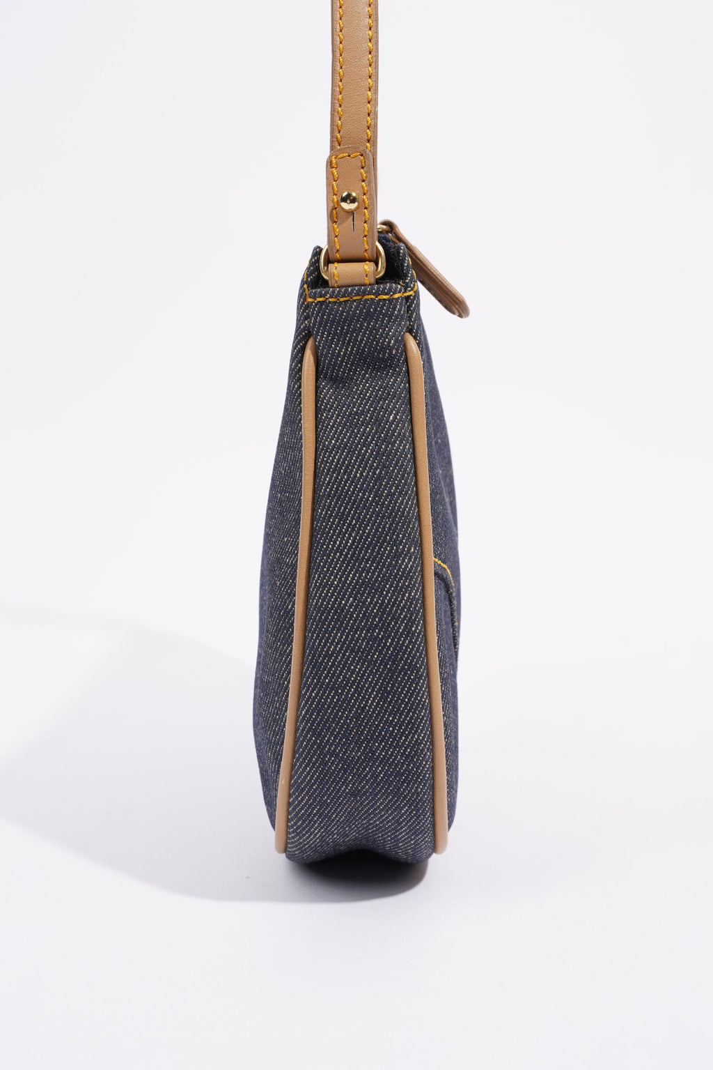 Christian Dior Saddle Bag Blue Denim