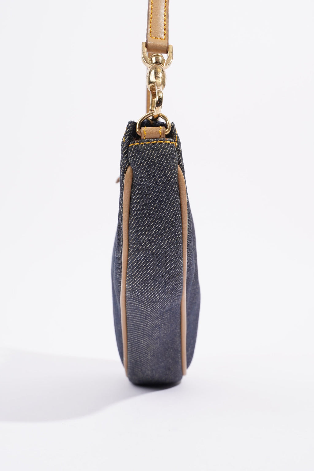 Christian Dior Saddle Bag Blue Denim