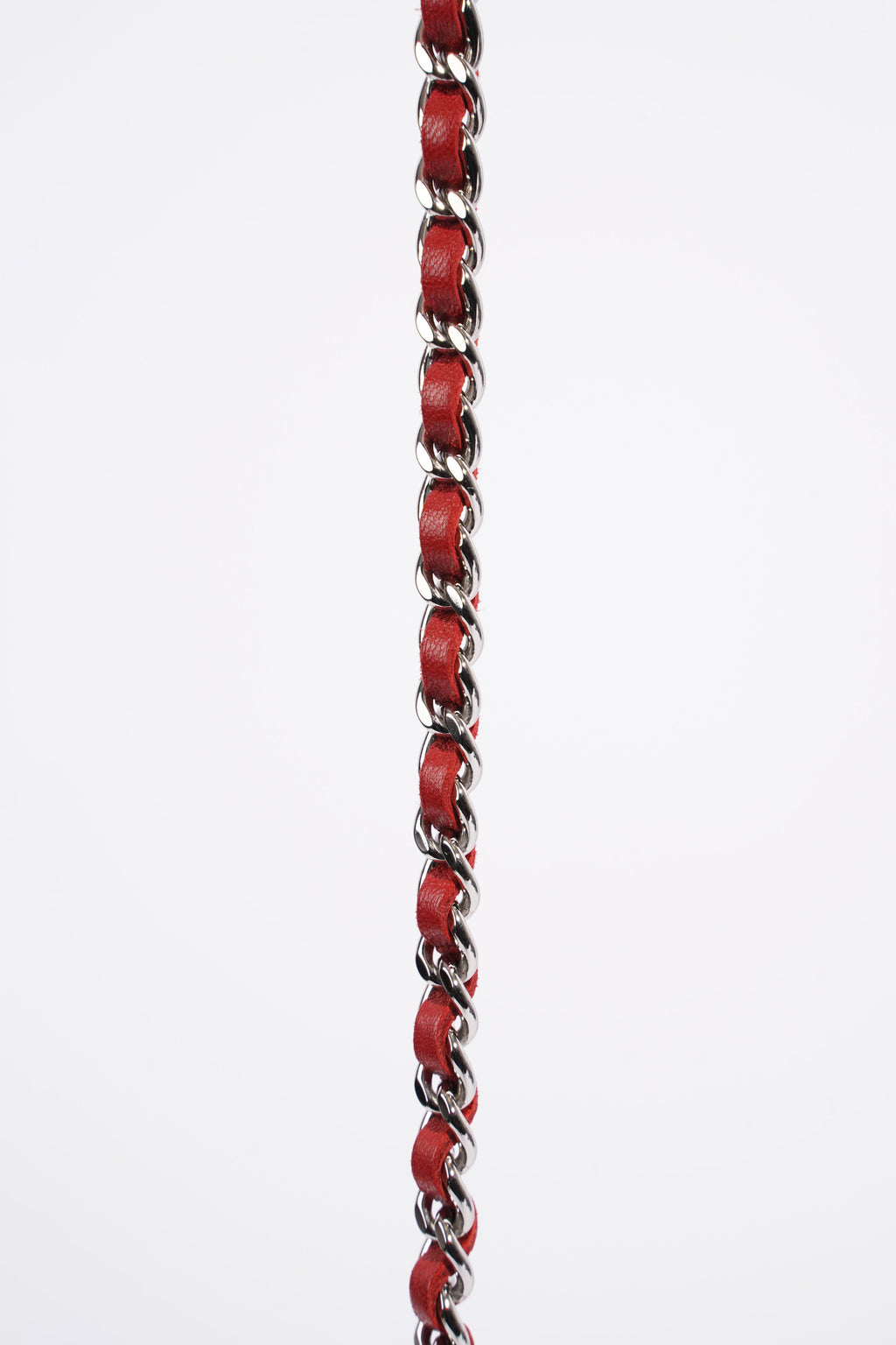 Chanel Wallet On Chain Red