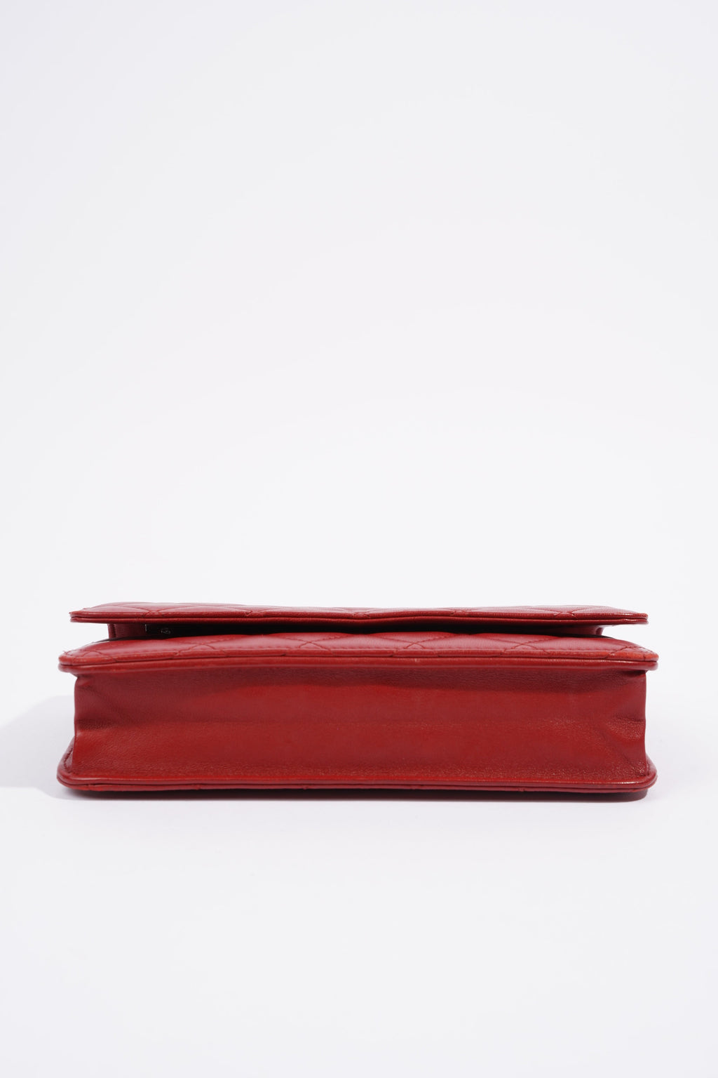 Chanel Wallet On Chain Red