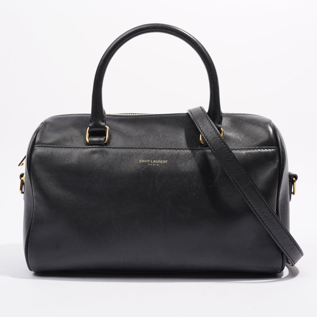 Saint Laurent Paris Baby Duffle Black Leather